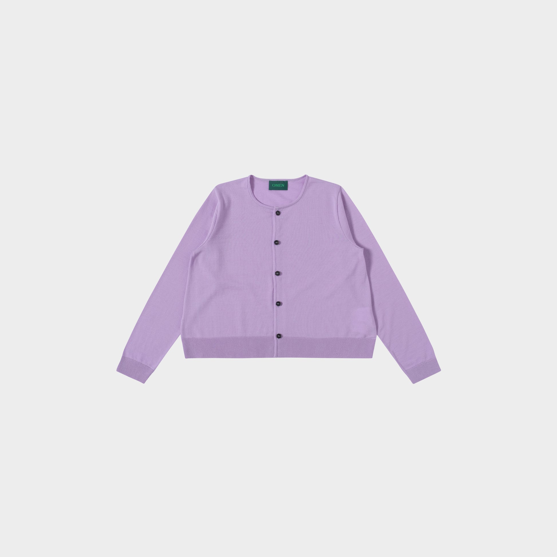 OMEN Strickjacke Pilz RL in Farbe viola