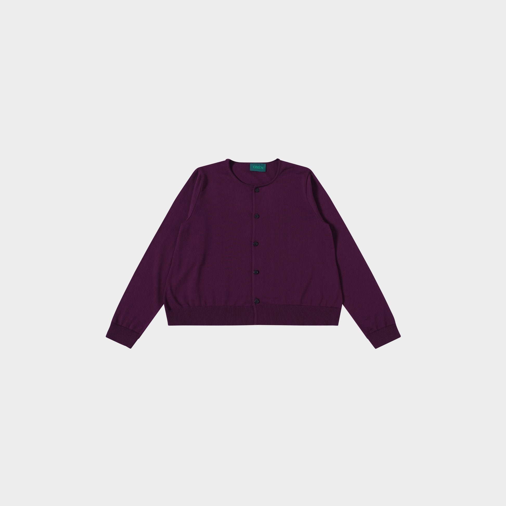 OMEN Strickjacke Pilz RL in Farbe grape