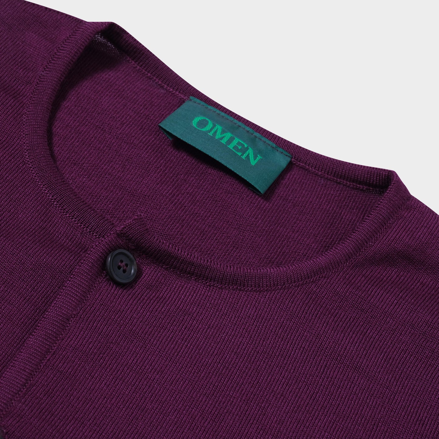 OMEN Strickjacke Pilz RL in Farbe grape