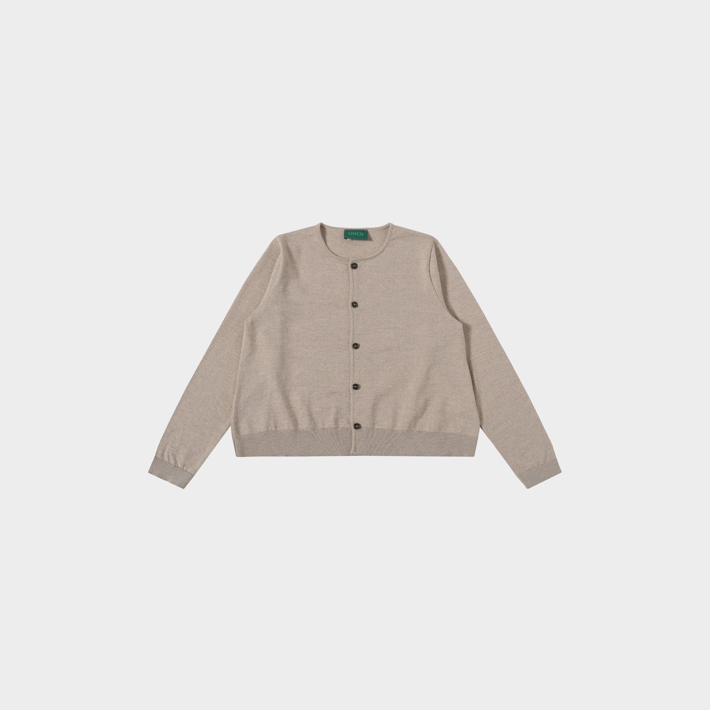 OMEN Strickjacke Pilz RL in Farbe lama