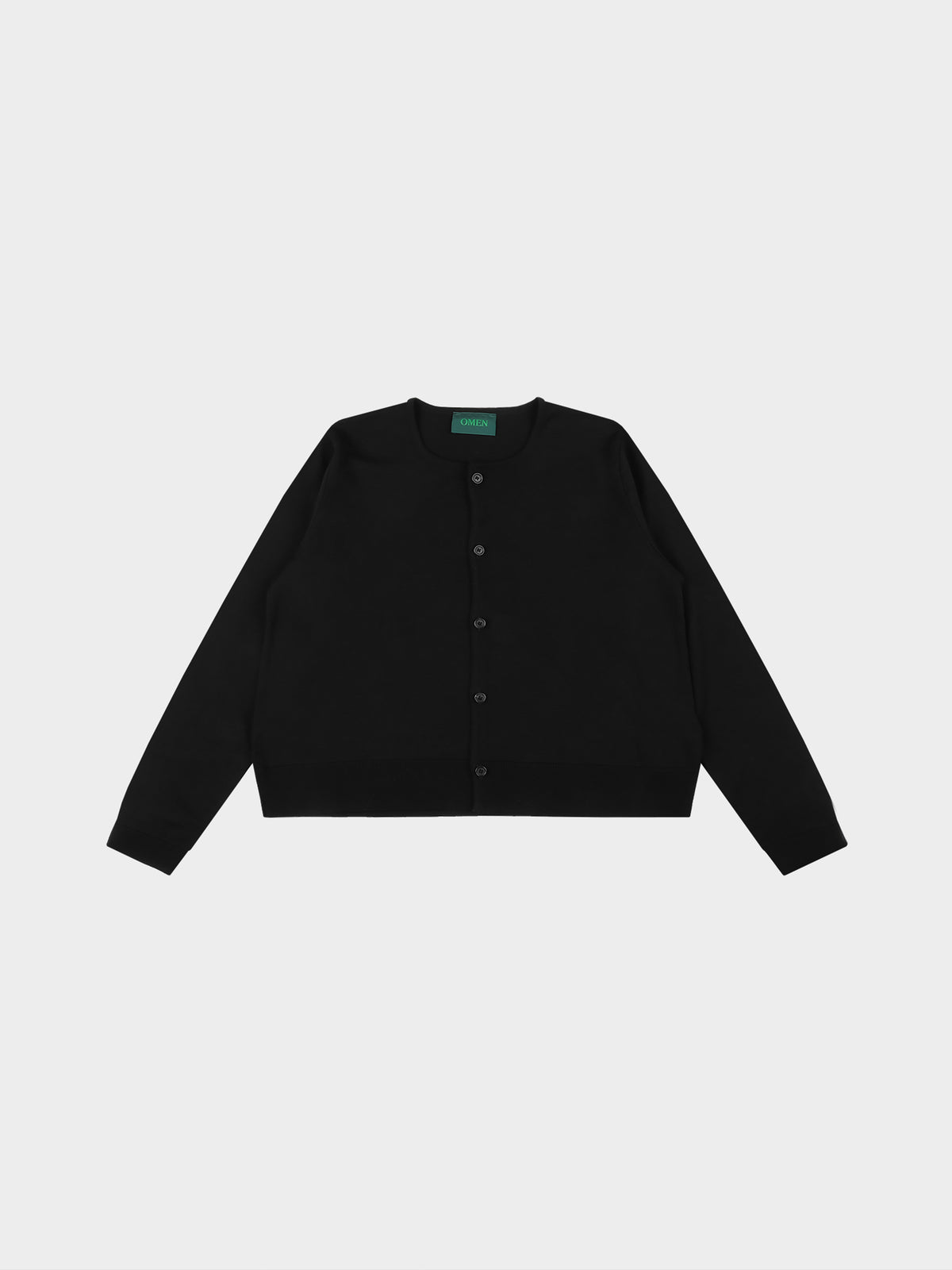 OMEN Strickjacke Pilz RL in Farbe schwarz