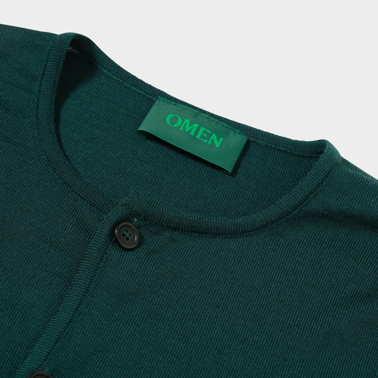 OMEN Strickjacke Pilz RL in Farbe jade