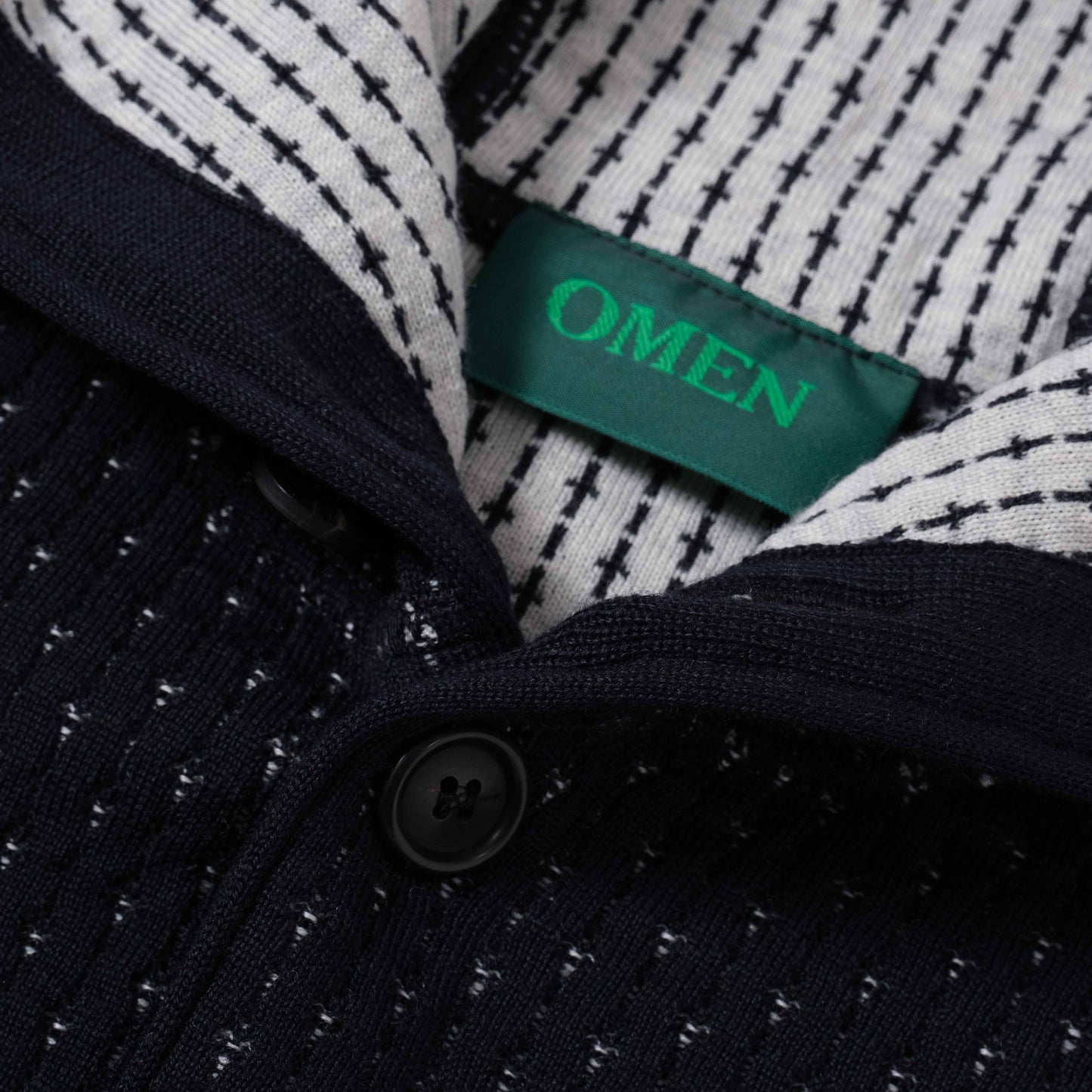 OMEN Strickjacke Tömmchen Kapuze Hawk in Farbe marine_natur