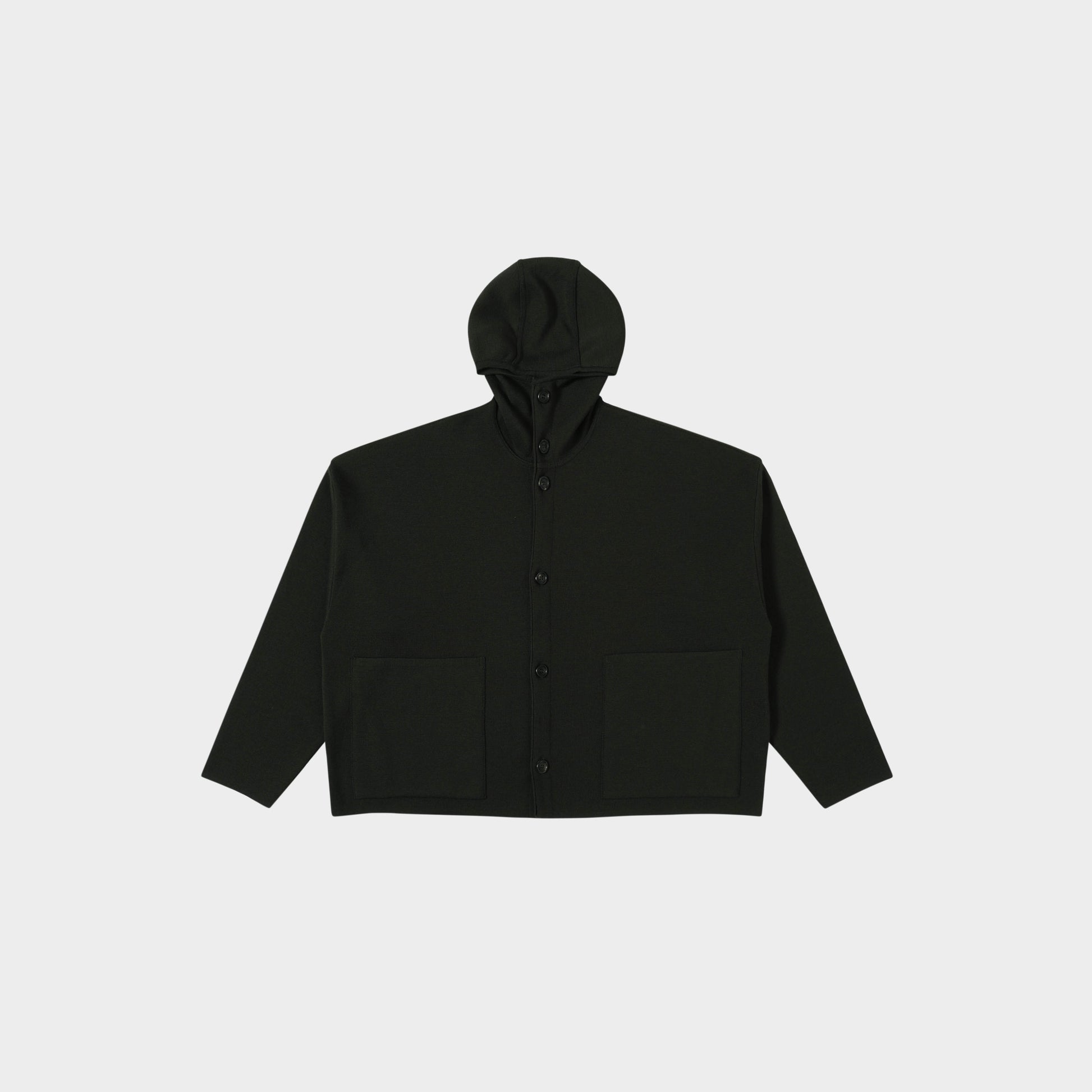 OMEN Strickjacke Tömmchen Kapuze PS in Farbe forest