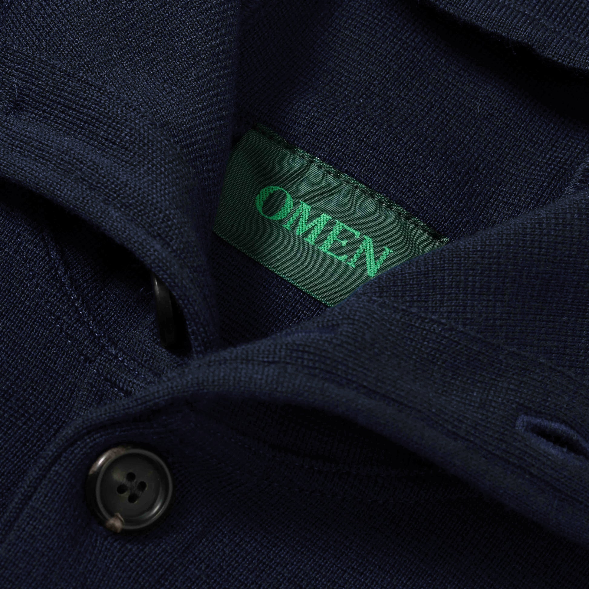 OMEN Strickjacke Tömmchen Kapuze PS in Farbe marine