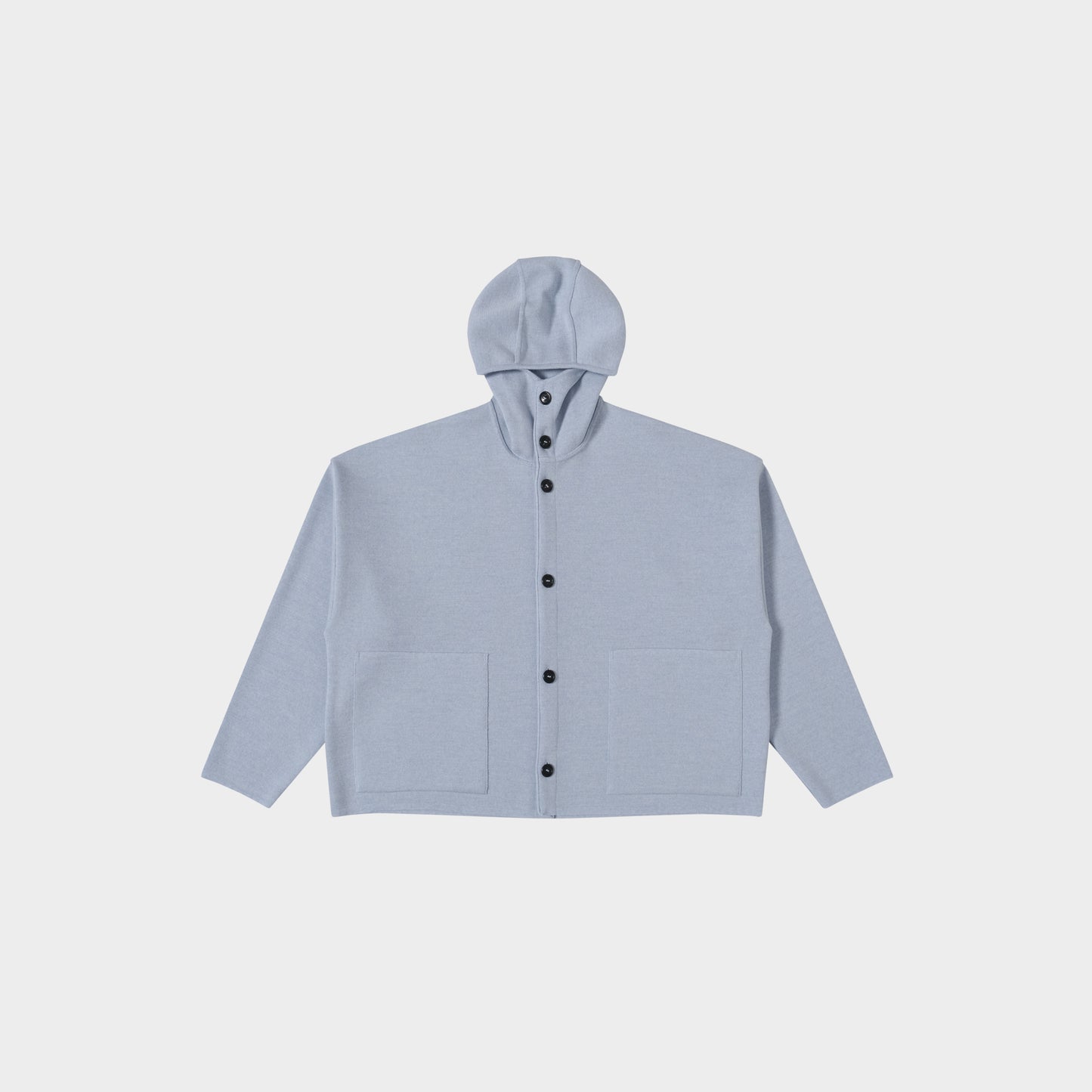 OMEN Strickjacke Tömmchen Kapuze PS in Farbe arctic_blue