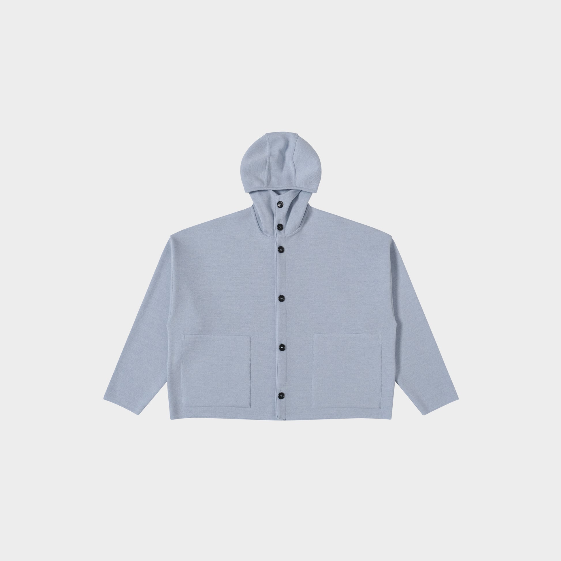 OMEN Strickjacke Tömmchen Kapuze PS in Farbe arctic_blue