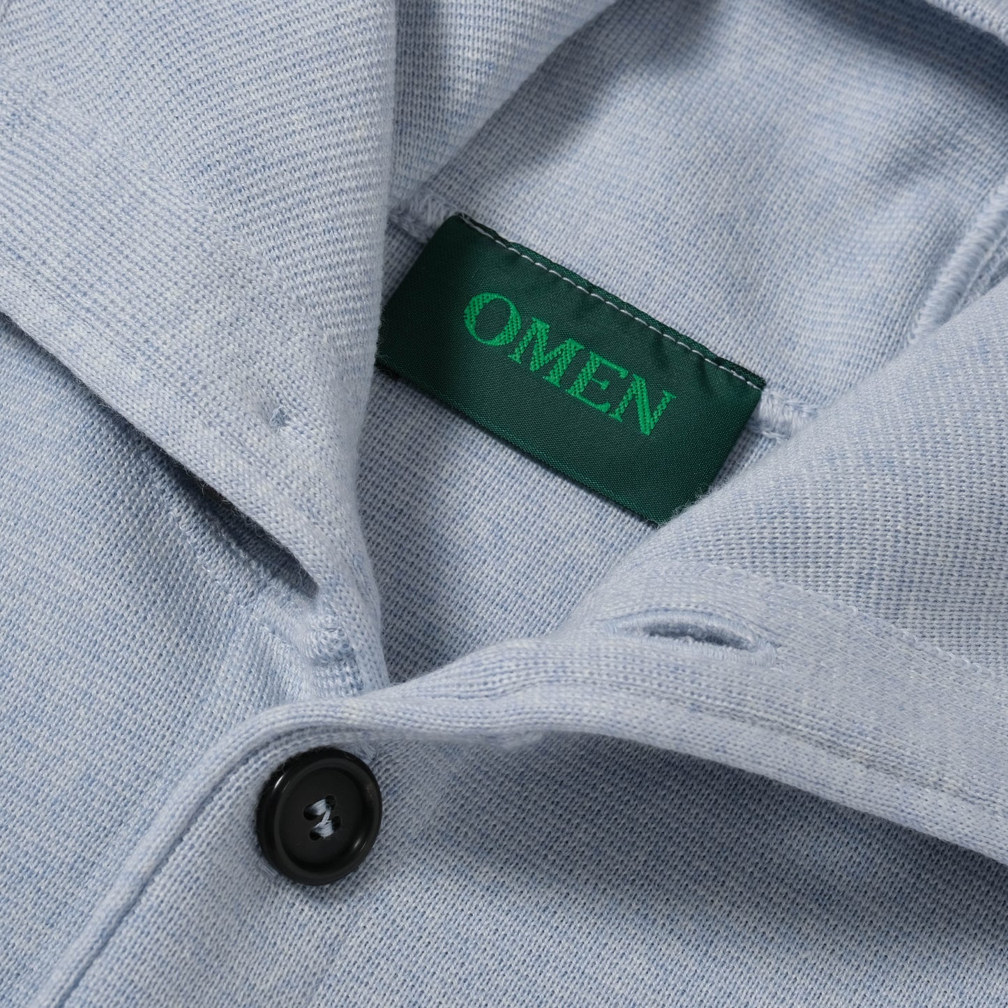 OMEN Strickjacke Tömmchen Kapuze PS in Farbe arctic_blue