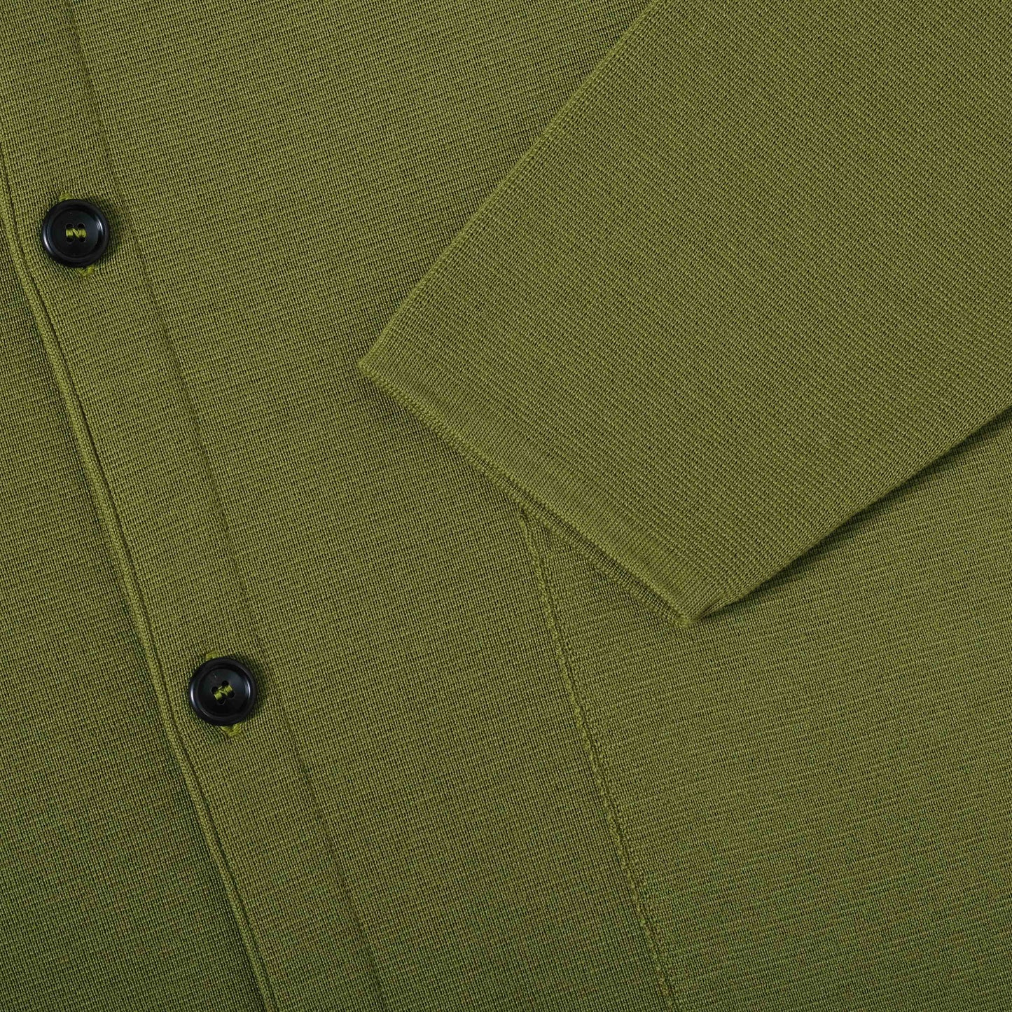 OMEN Strickjacke Tömmchen Kapuze PS in Farbe moss