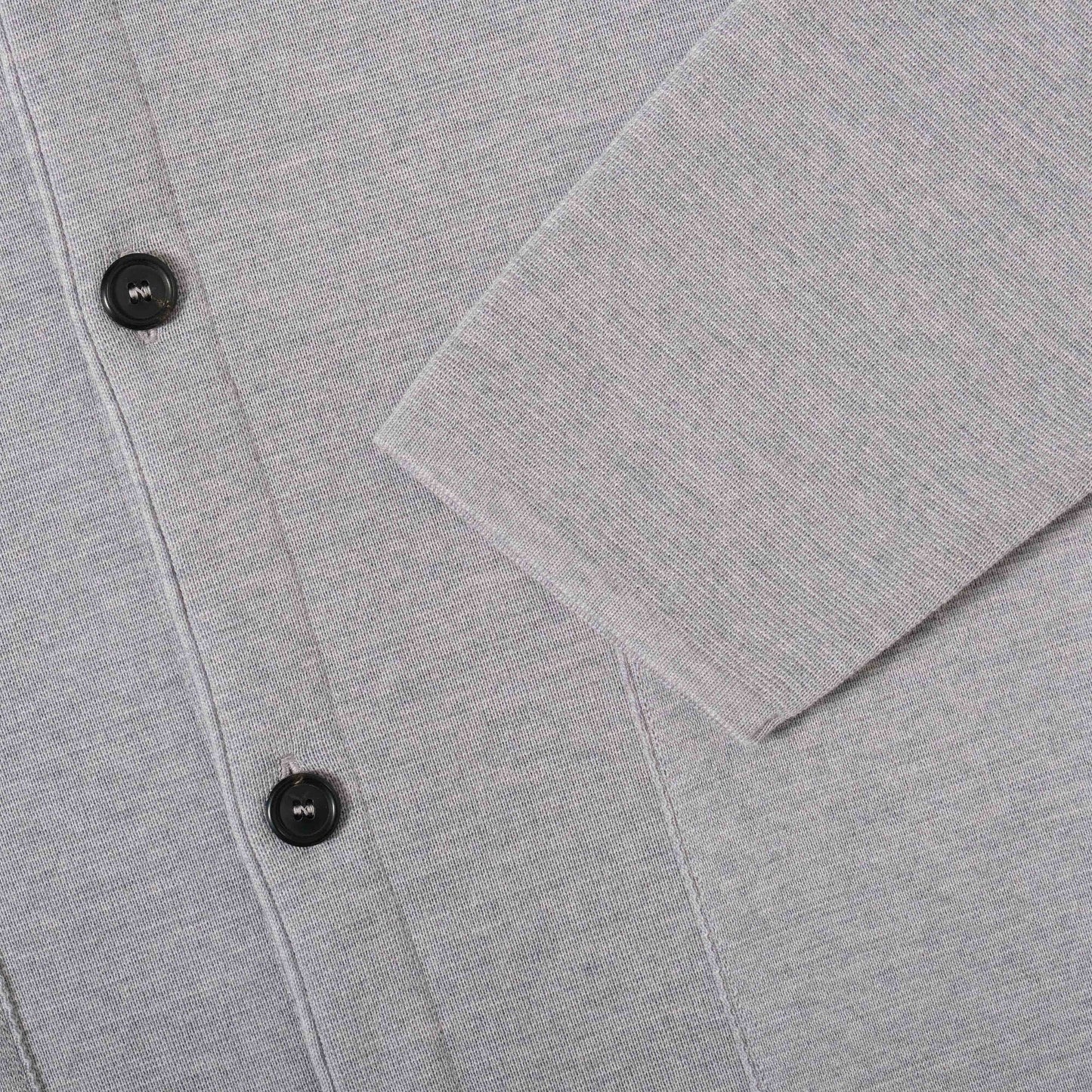 OMEN Strickjacke Tömmchen Kapuze PS in Farbe hellgrau