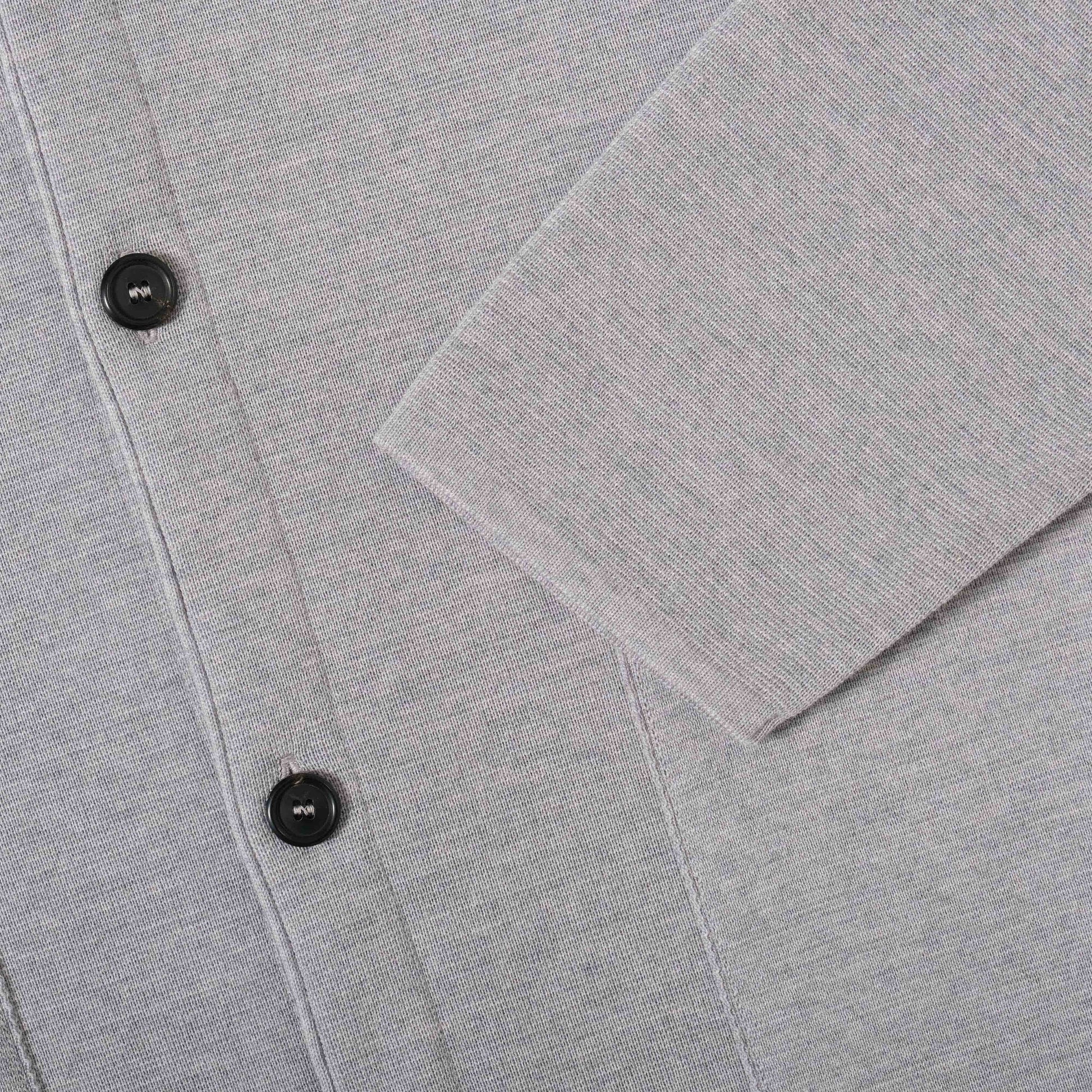 OMEN Strickjacke Tömmchen Kapuze PS in Farbe hellgrau