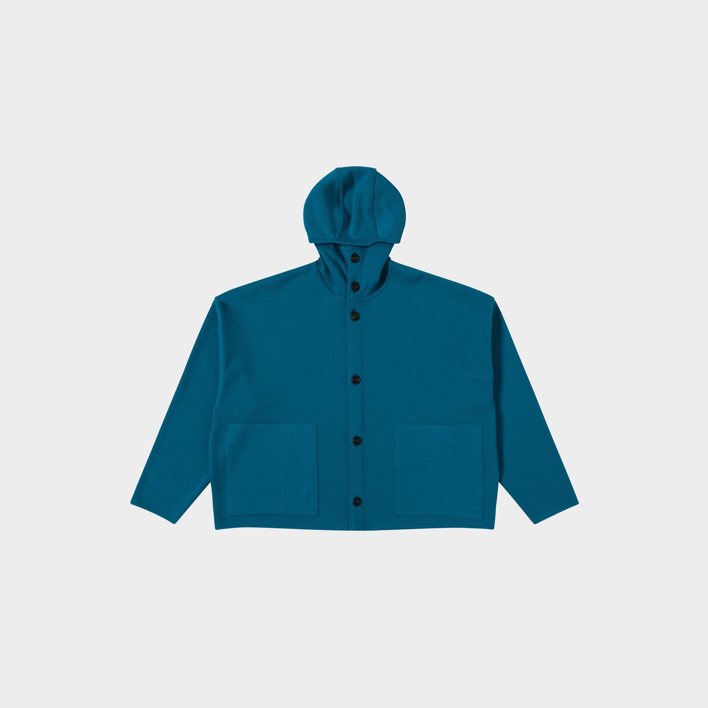 OMEN Strickjacke Tömmchen Kapuze PS in Farbe myconos_blue