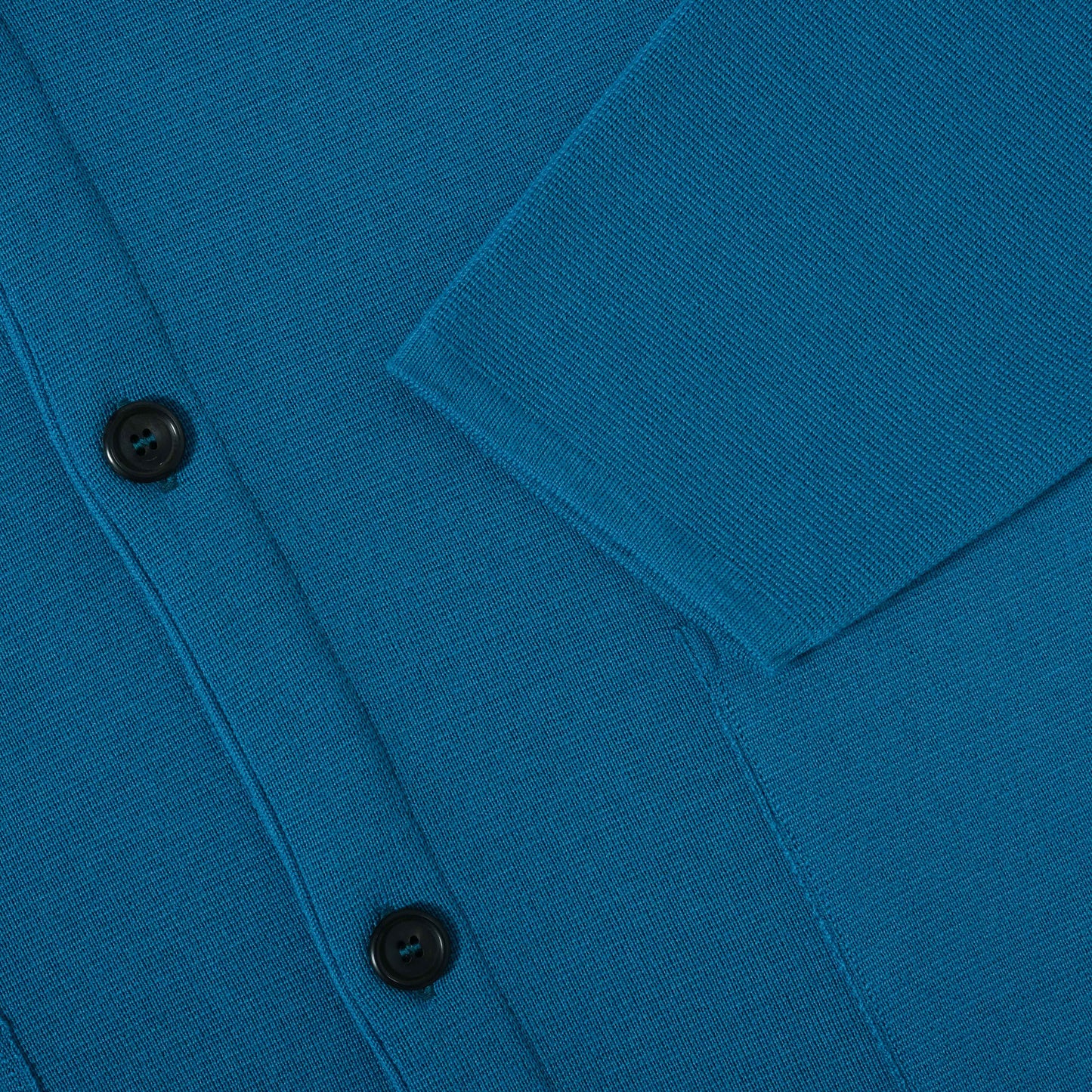 OMEN Strickjacke Tömmchen Kapuze PS in Farbe myconos_blue
