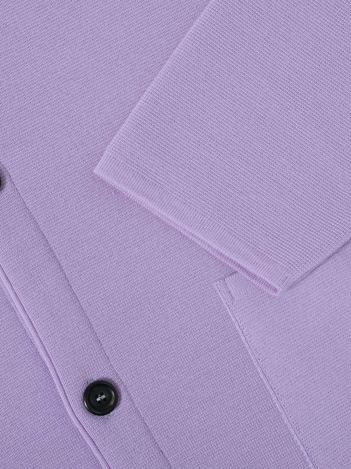 OMEN Strickjacke Tömmchen Kapuze PS in Farbe viola