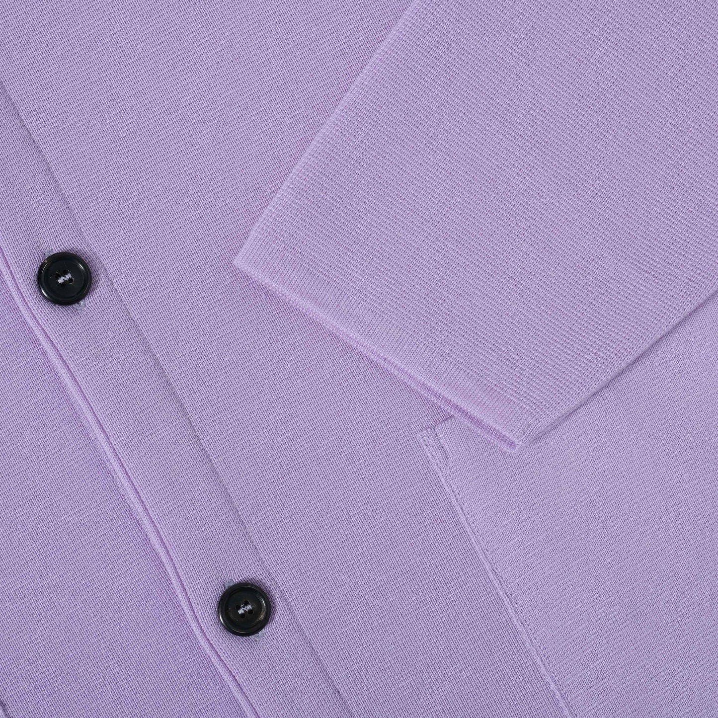 OMEN Strickjacke Tömmchen Kapuze PS in Farbe viola