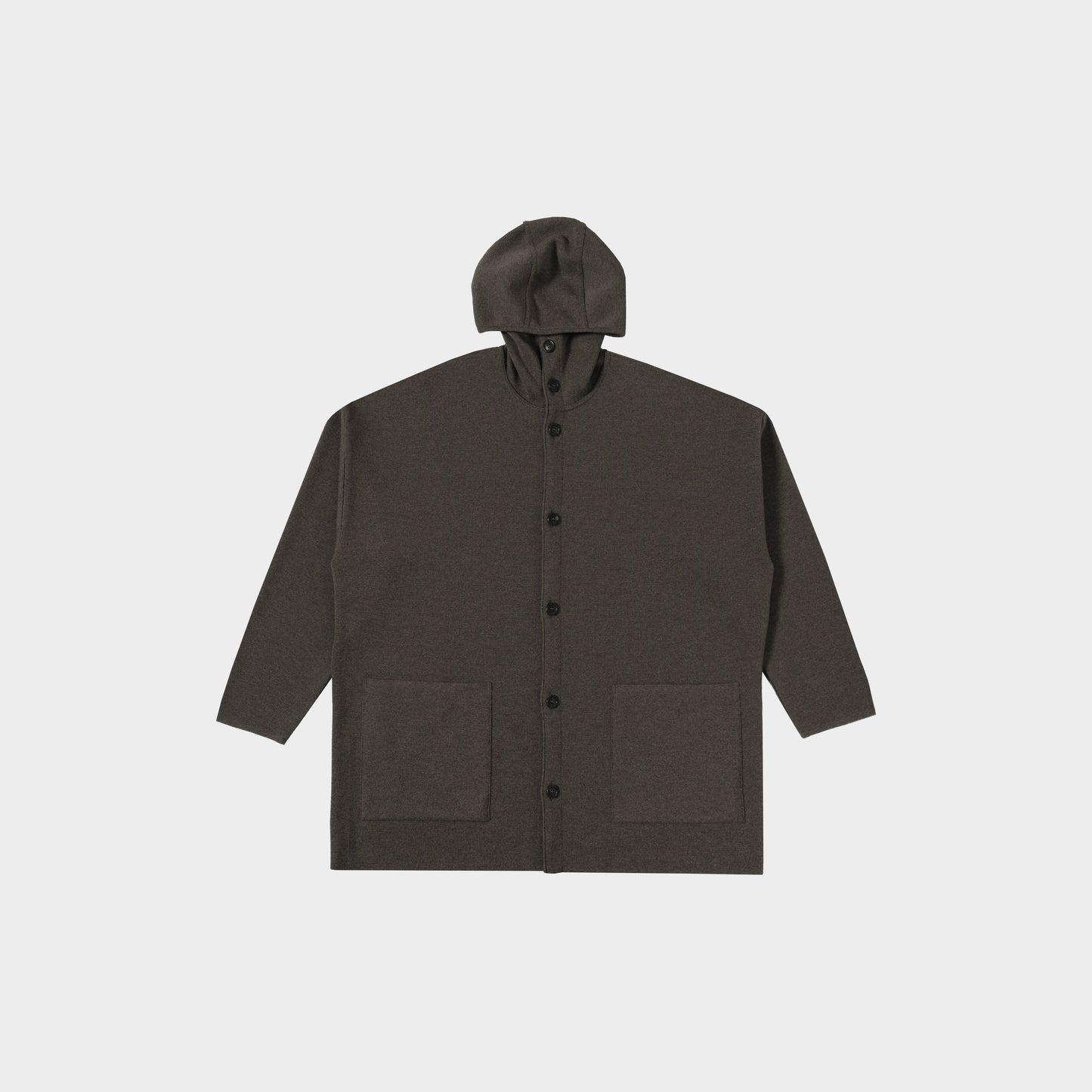 OMEN Strickjacke Tommi Kapuze PS in Farbe mocha