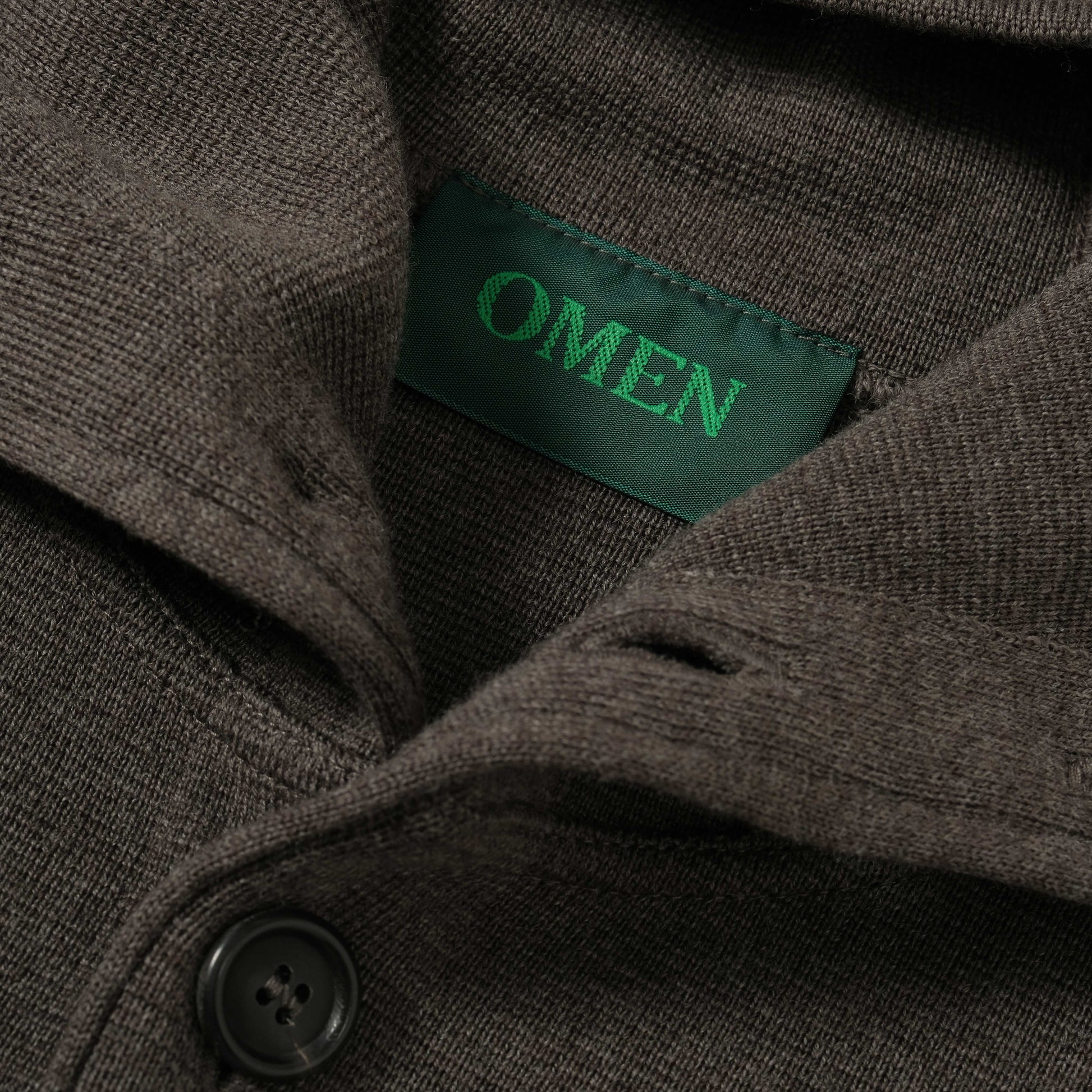 OMEN Strickjacke Tommi Kapuze PS in Farbe mocha