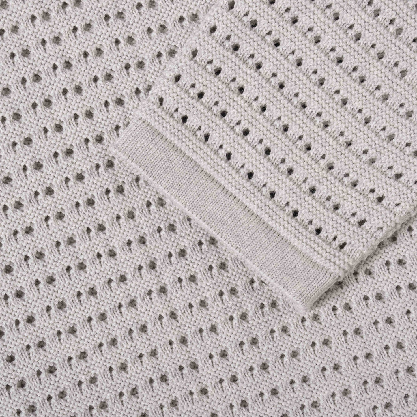 OMEN Pullover Edith Scale Ajour in Farbe natur