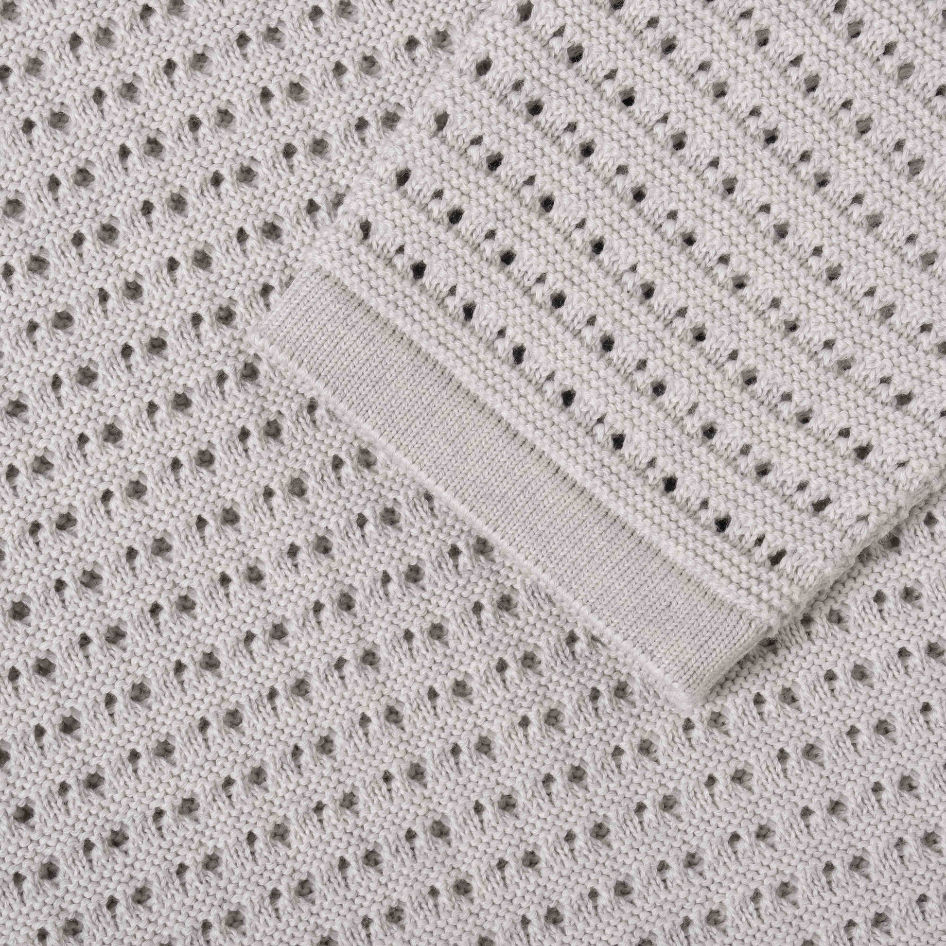 OMEN Pullover Edith Scale Ajour in Farbe natur