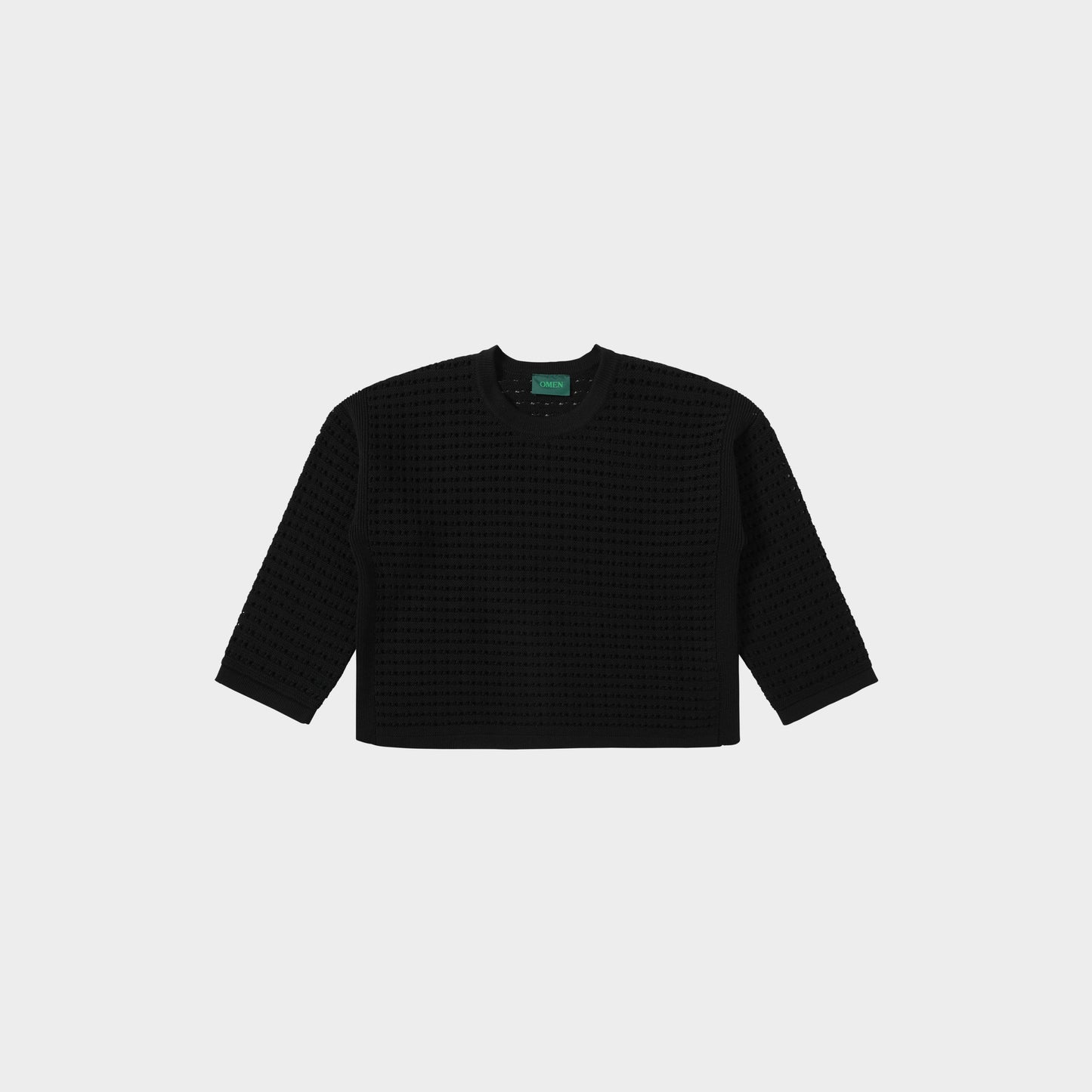 OMEN Pullover Edith Scale Ajour in Farbe schwarz