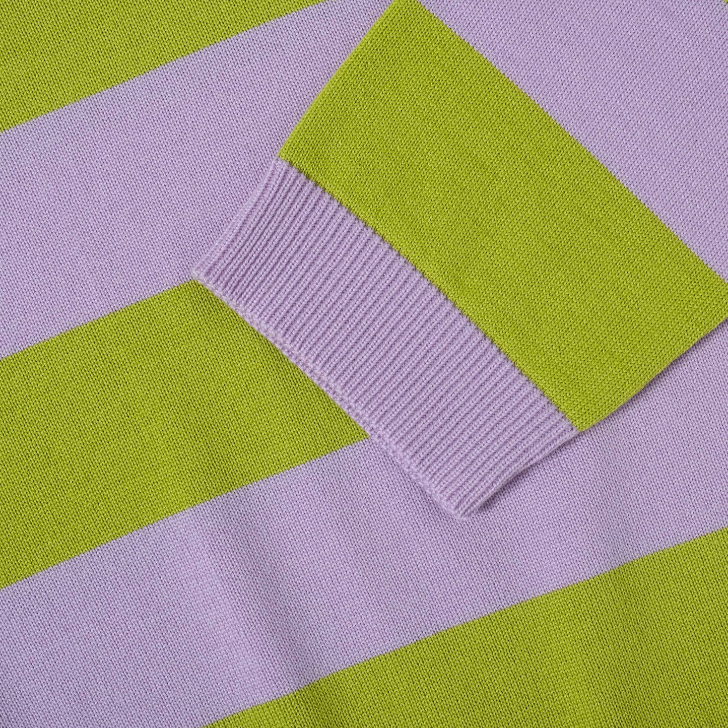 OMEN Pullover Fliege Stripes RL in Farbe viola_apple_green
