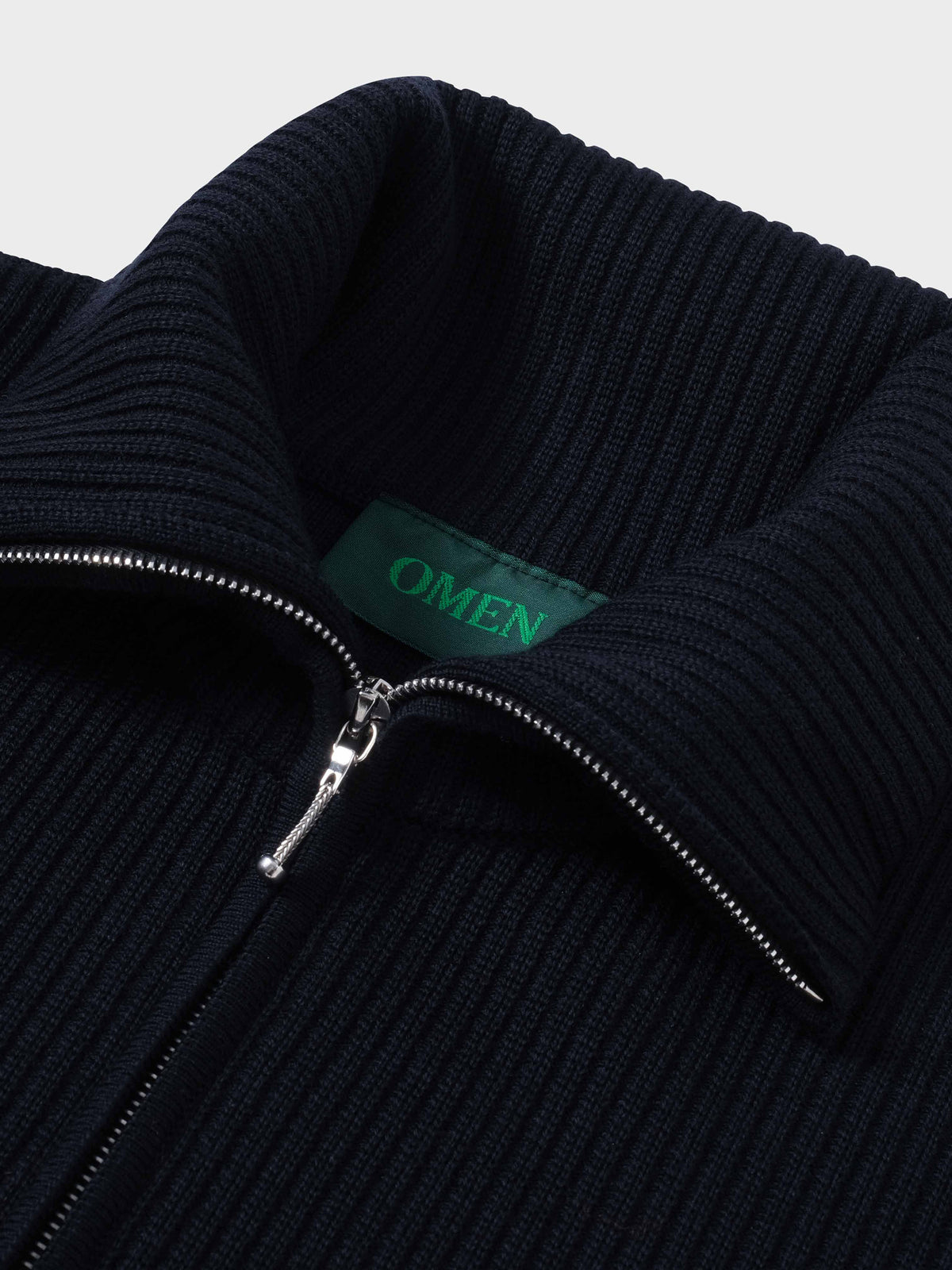 OMEN Pullover Maya Rippe in Farbe marine
