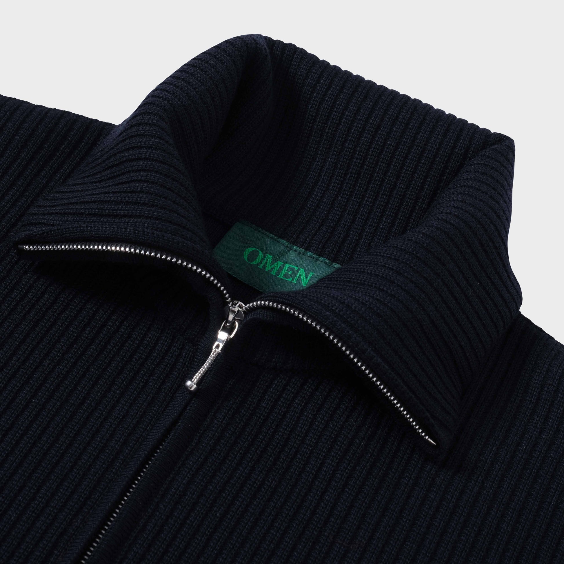 OMEN Pullover Maya Rippe in Farbe marine