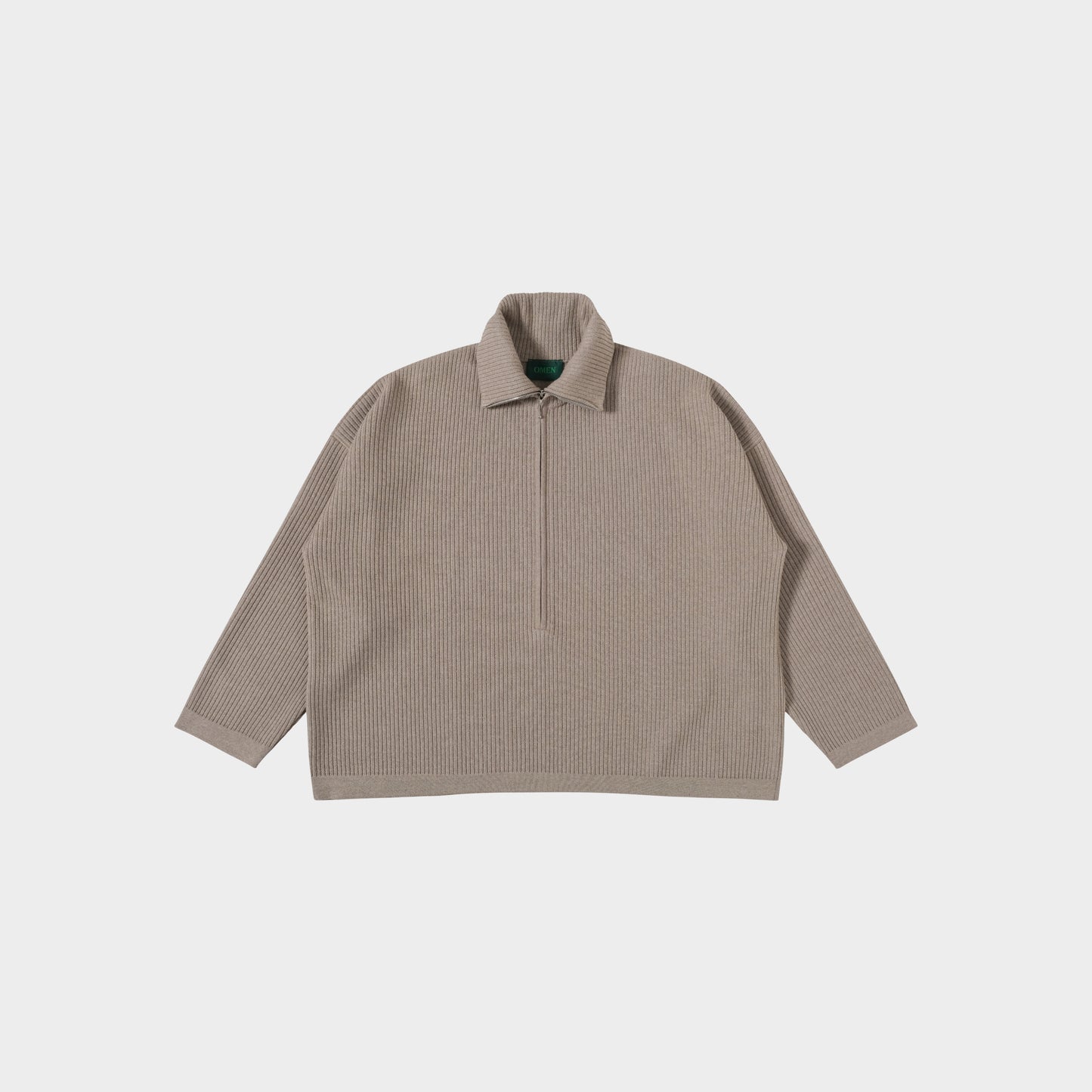OMEN Pullover Maya Rippe in Farbe lama