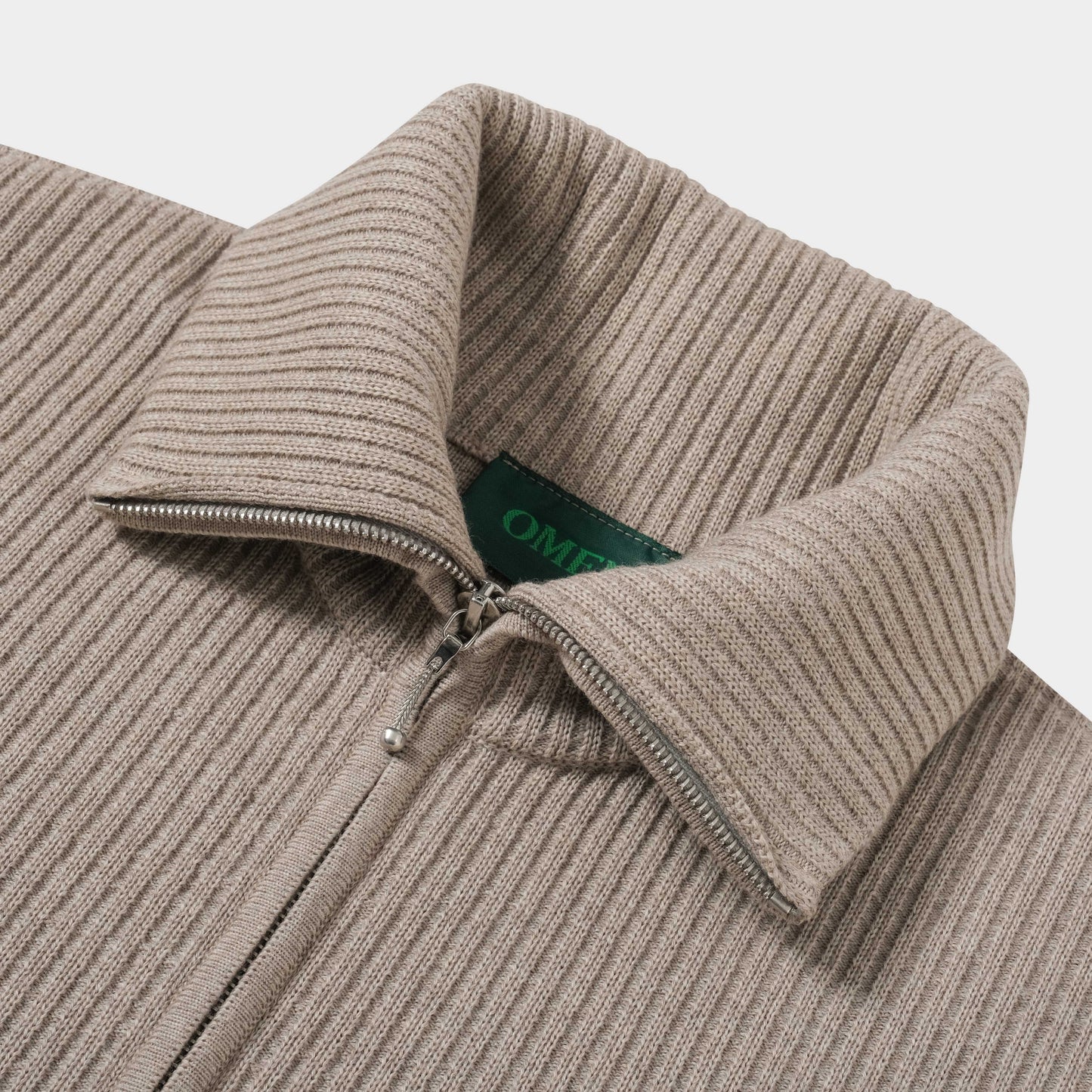 OMEN Pullover Maya Rippe in Farbe lama