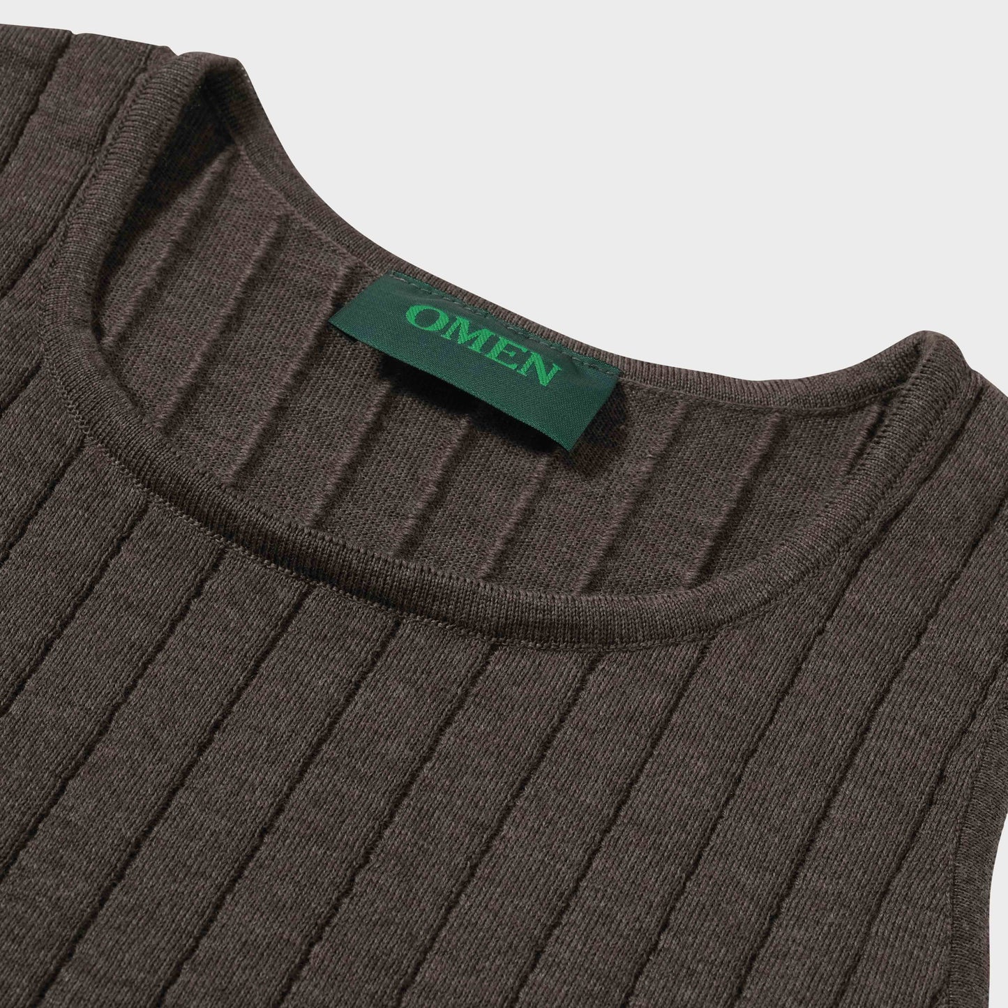 OMEN Pullunder Tank Top Flottrippe in Farbe mocha
