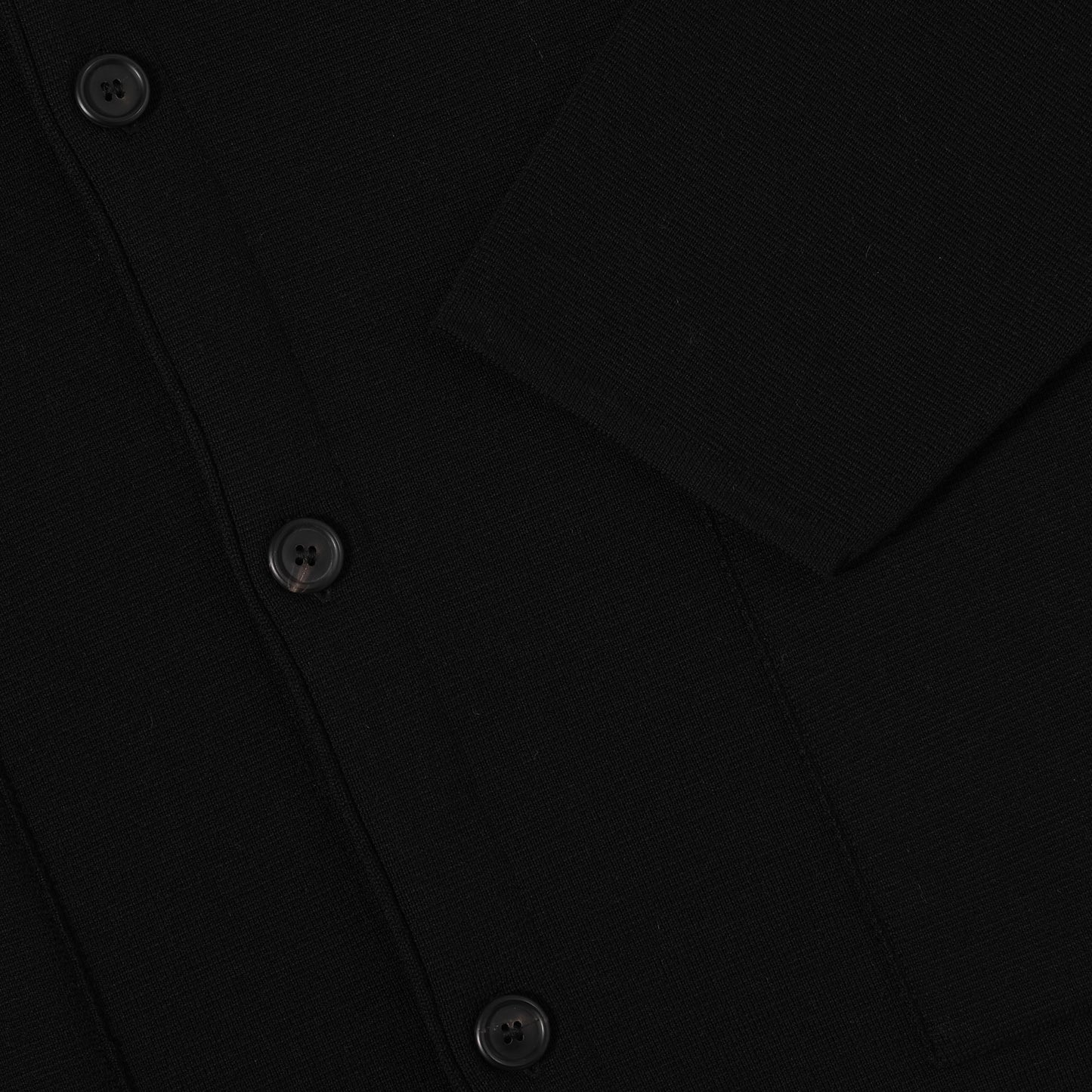 OMEN Strickjacke Tömmchen Kapuze PS in Farbe schwarz