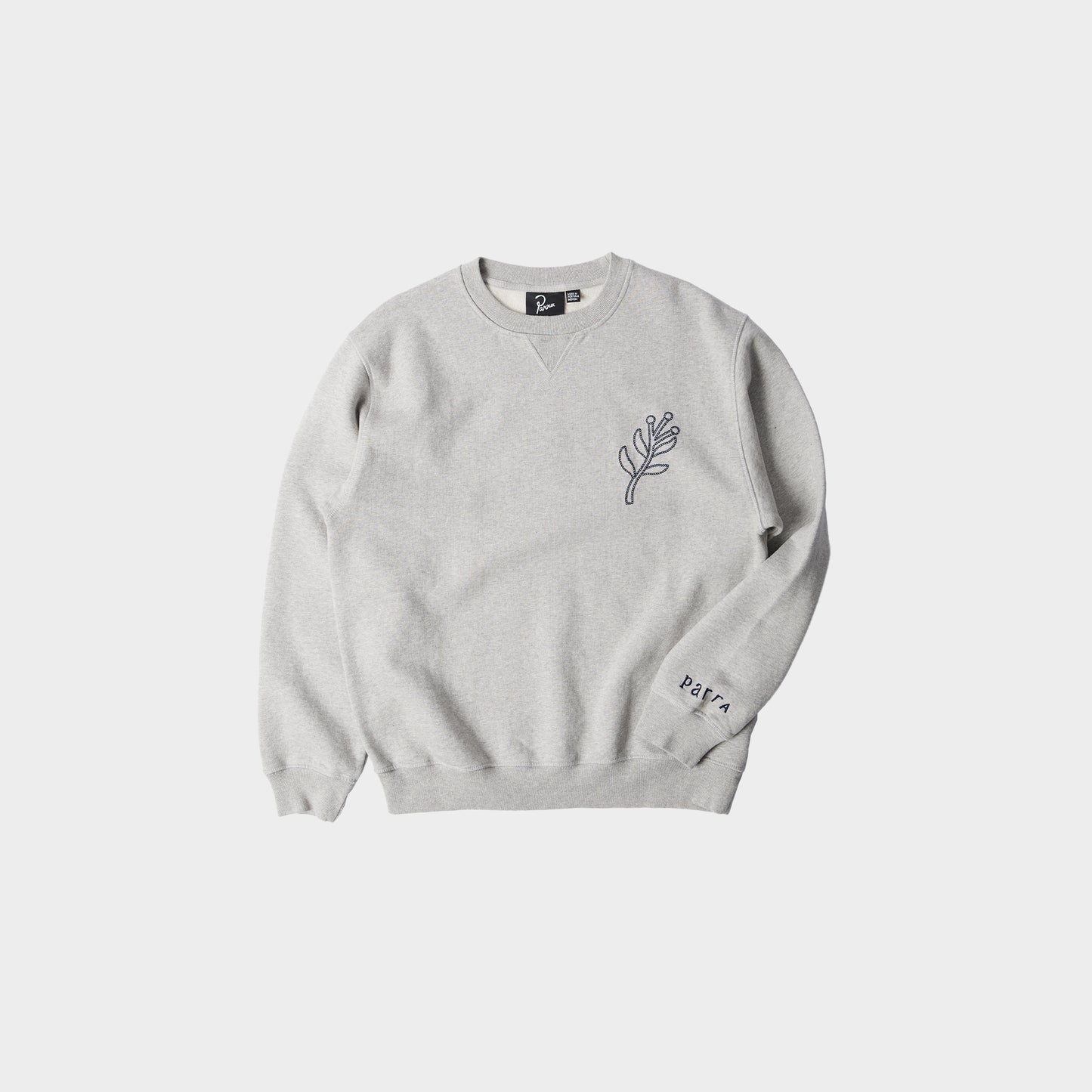 byParra Duck Attack Crew Neck Sweatshirt in Farbe heather_grey