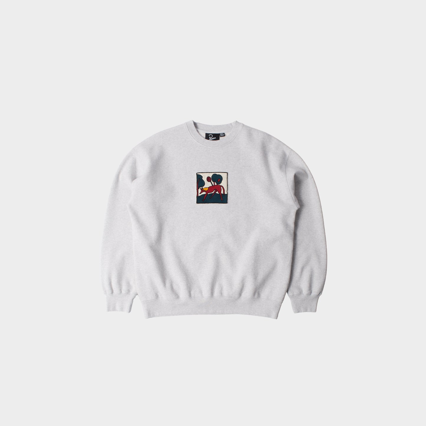 by parra Long Lost Leg Crew Neck Sweatshirt in Farbe heathgrey