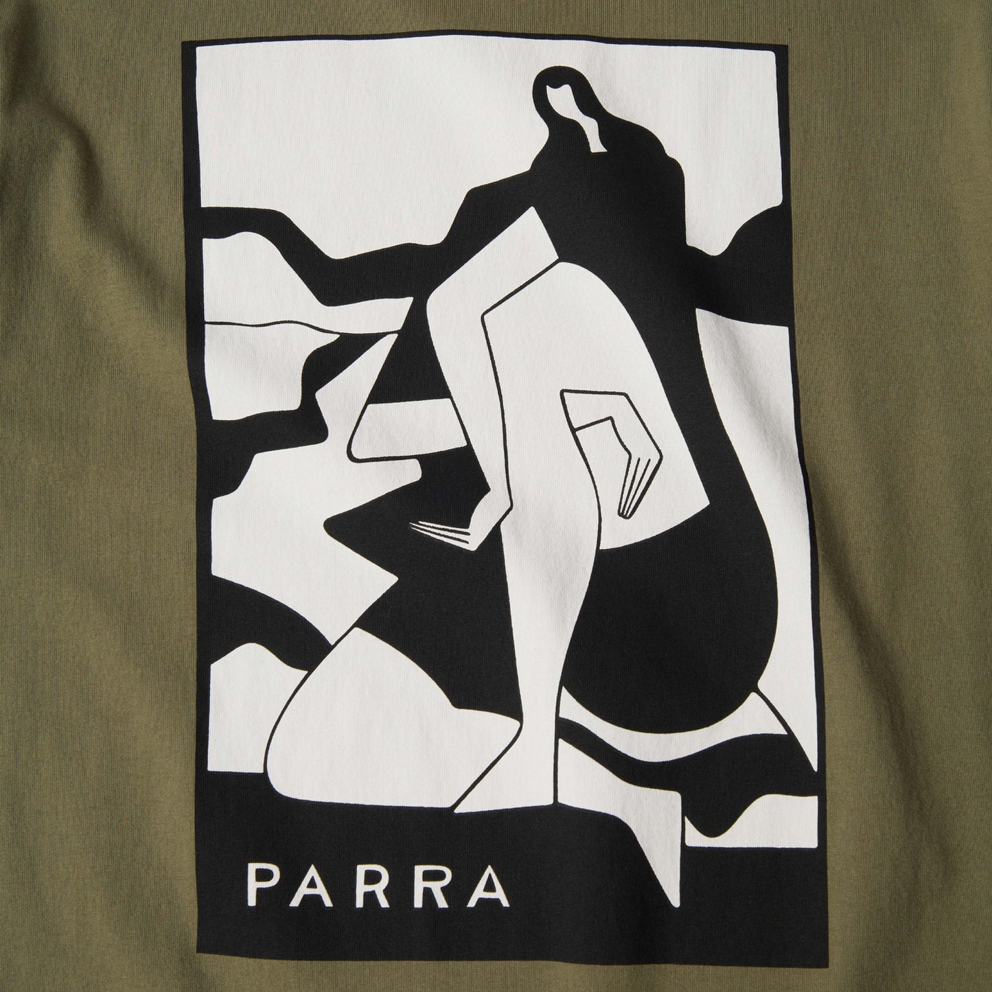 by Parra Waiting For You T-Shirt in Farbe green