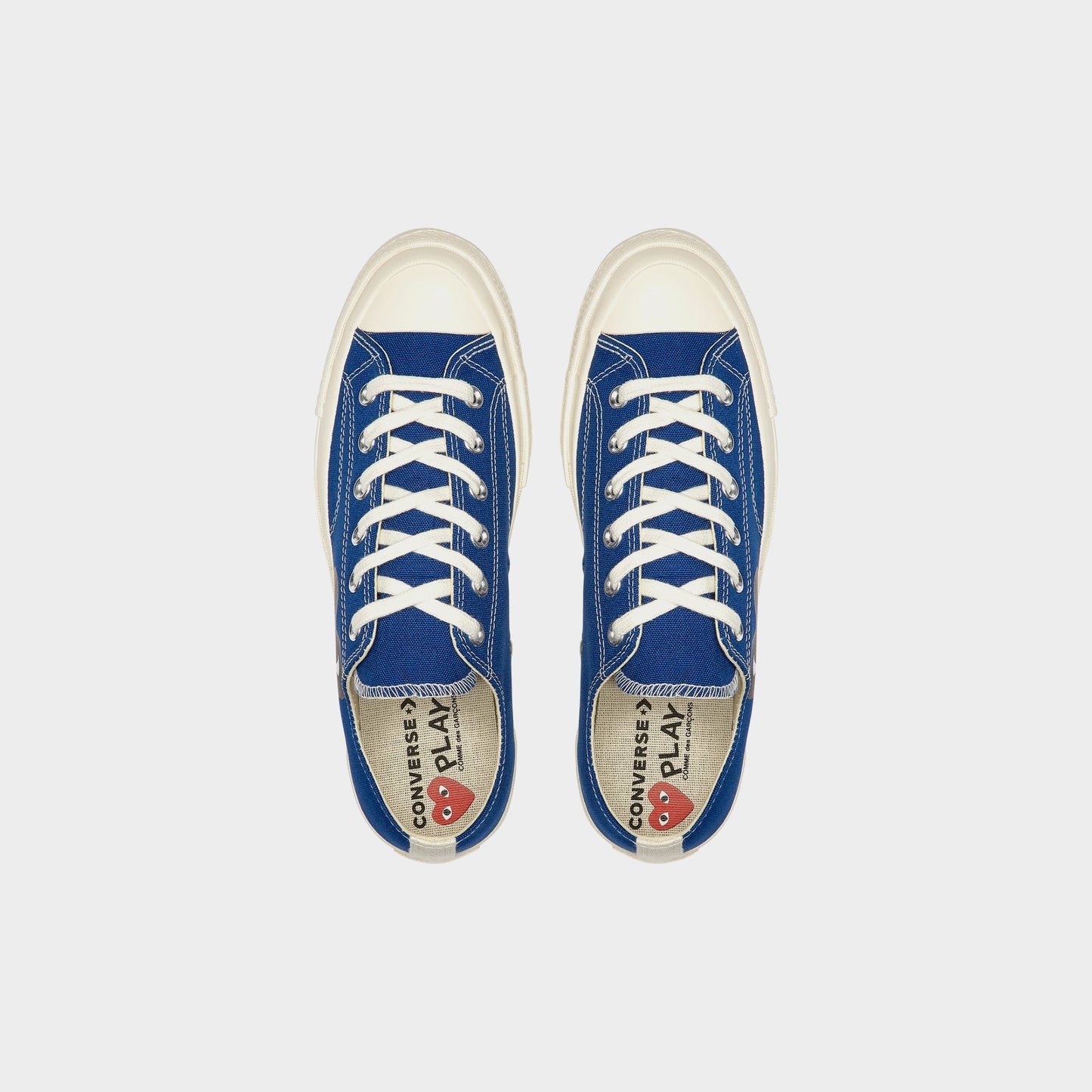 CdG  Chuck Taylor 70 Heart Low Top Blue in Farbe blue