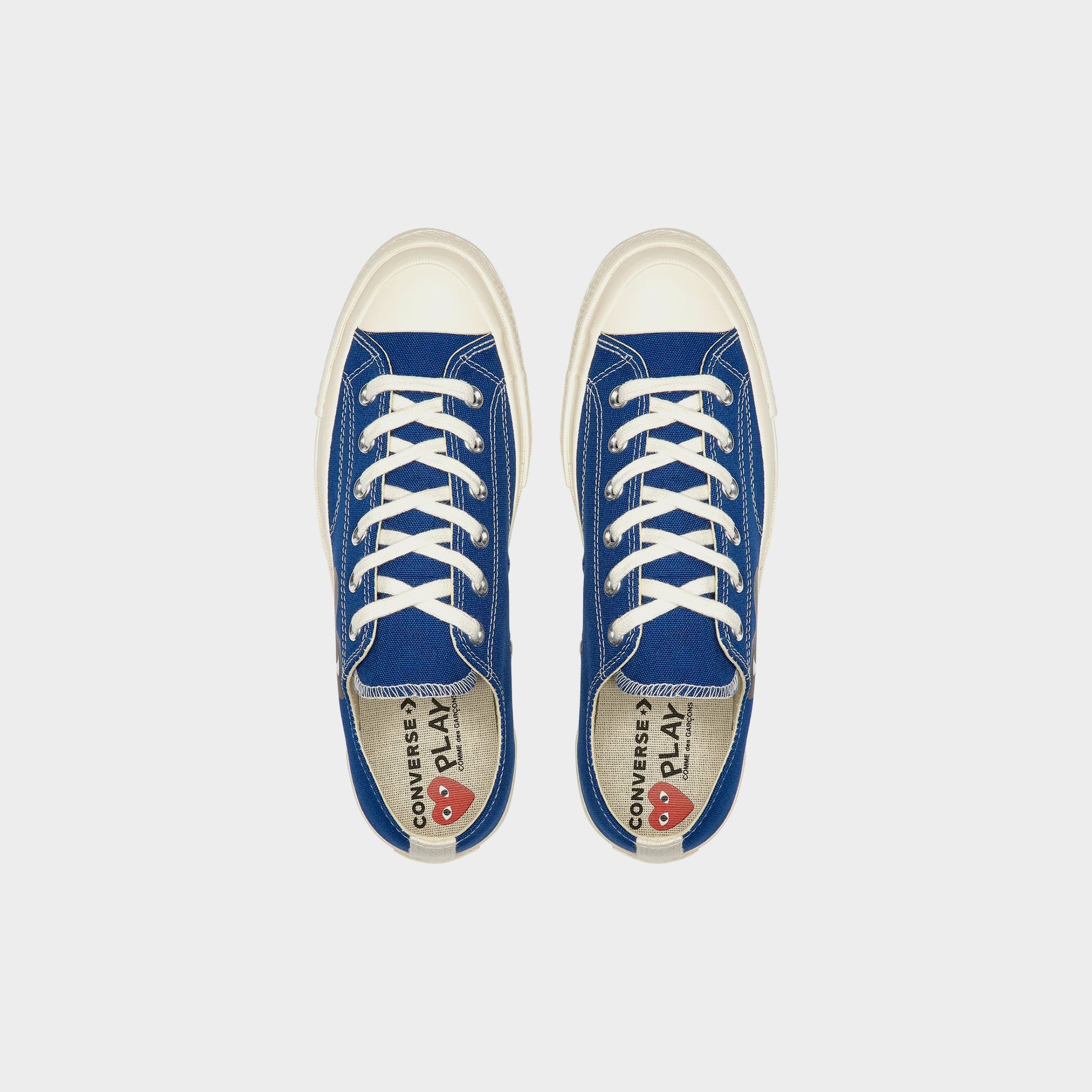 CdG  Chuck Taylor 70 Heart Low Top Blue in Farbe blue