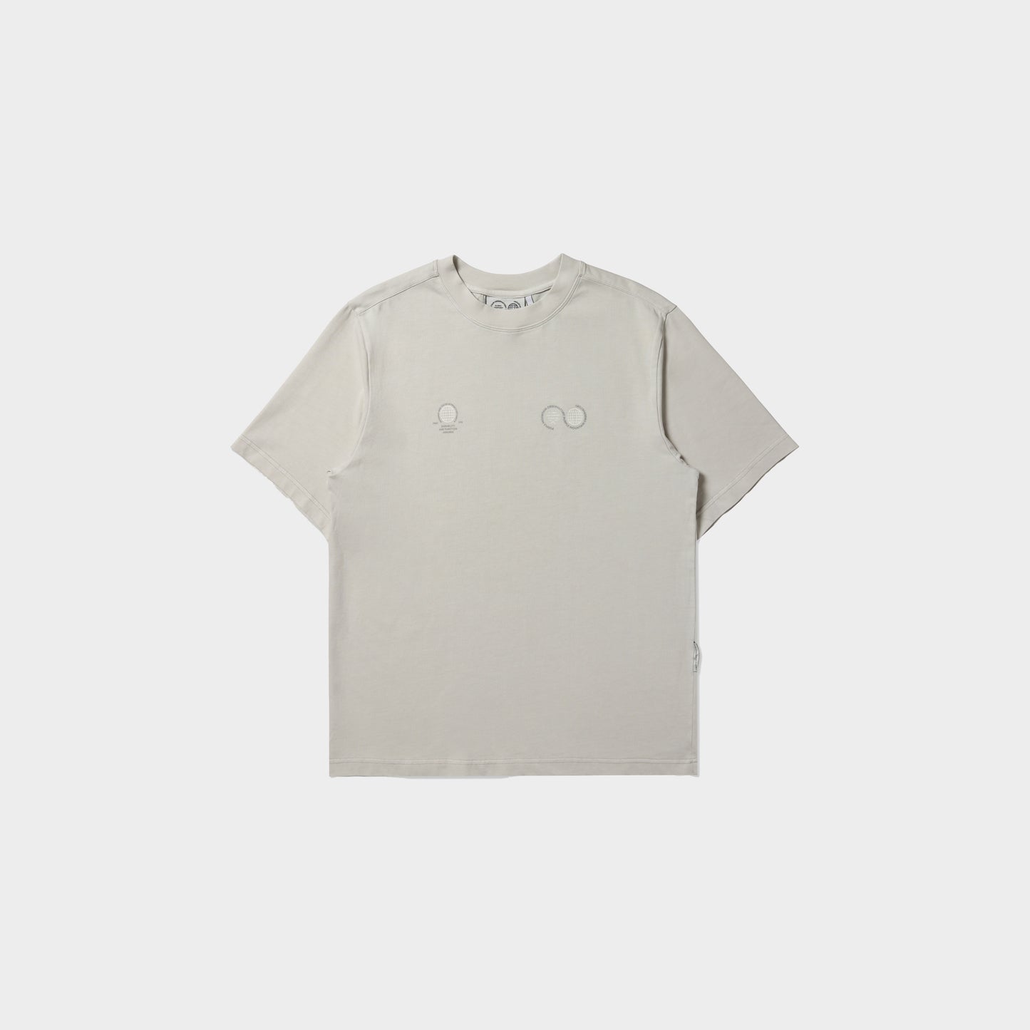 Purple Mountain Observatory Globe SS Tee in Farbe grey