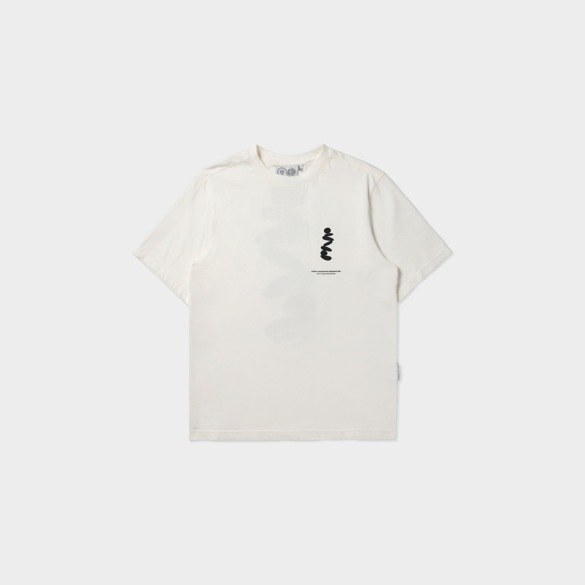 Purple Mountain Observatory Boulder SS Tee in Farbe white