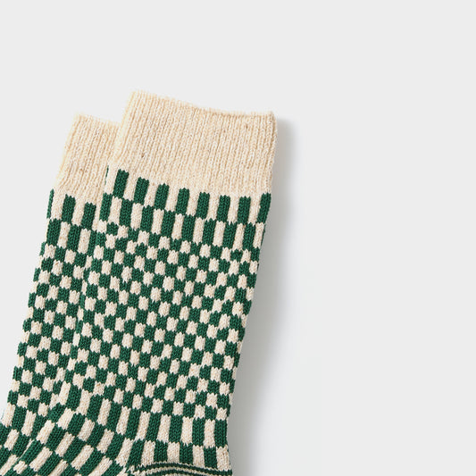 Checkboard Pattern Socks