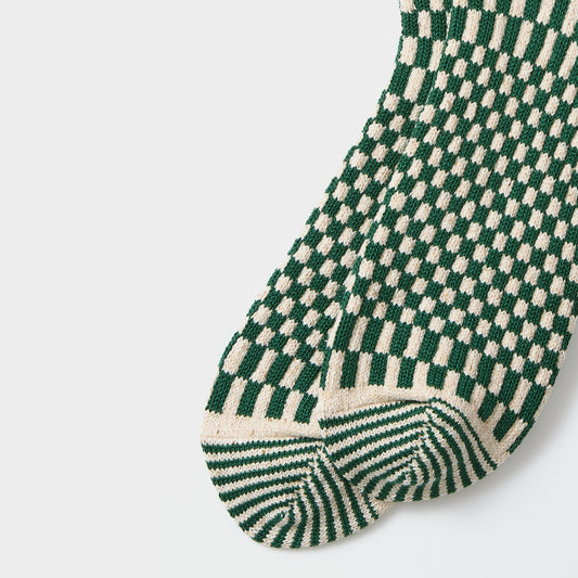 Checkboard Pattern Socks