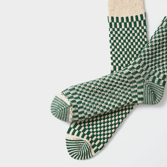 Checkboard Pattern Socks