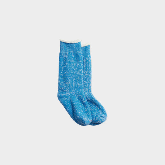 Rototo Double Face Crew Socks in Farbe blue