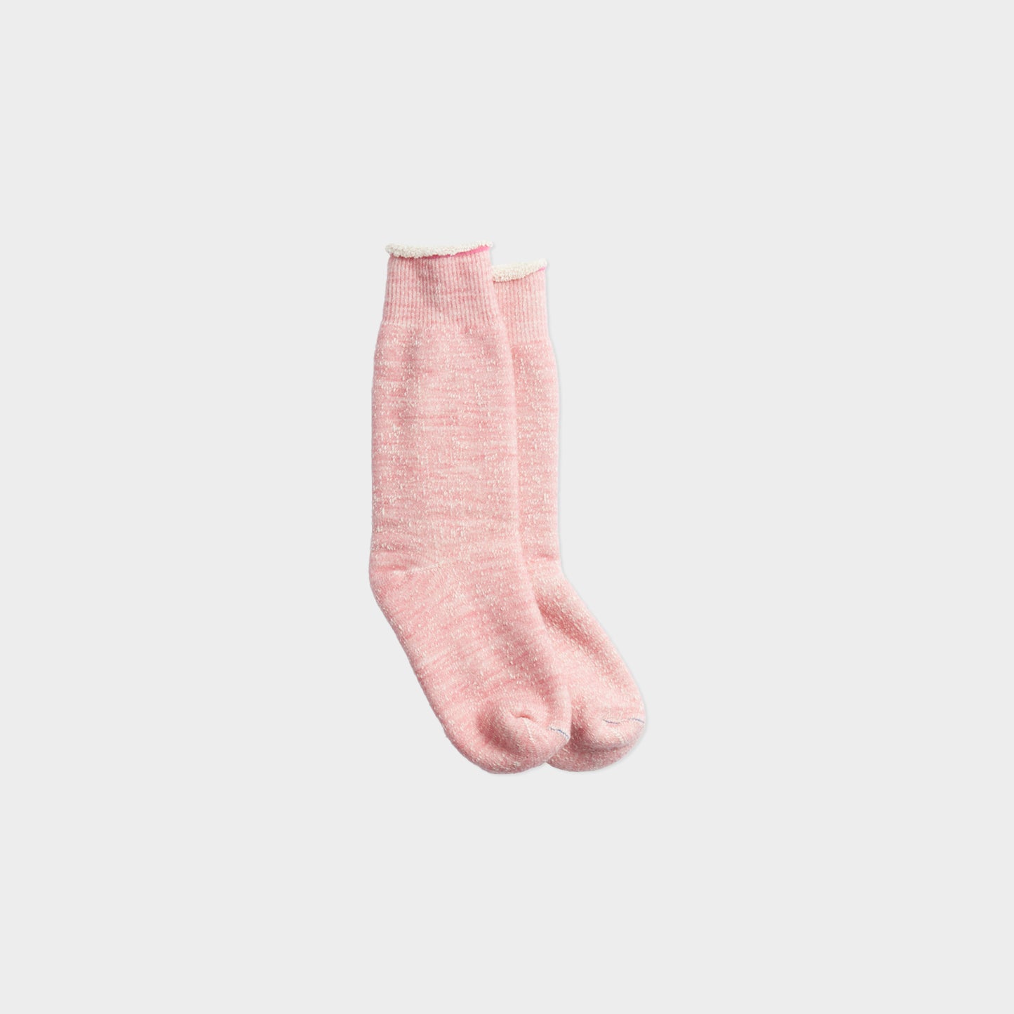 Rototo Double Face Crew Socks in Farbe pink