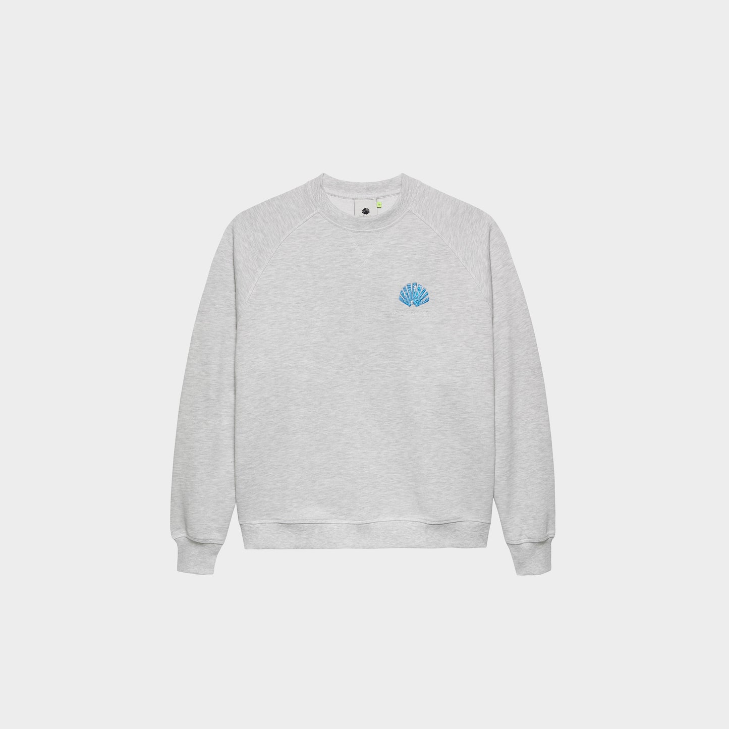 New Amsterdam Surf Association Sea Glow Crewneck Ash in Farbe ash