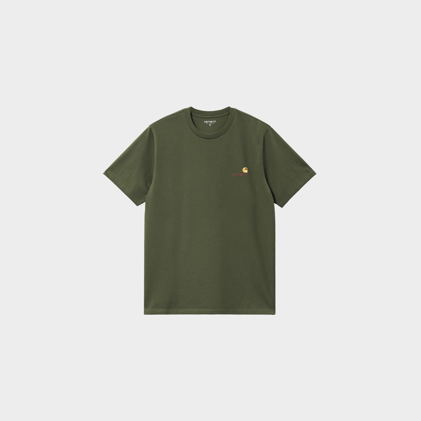 Carhartt WIP S/S American Script  T-Shirt in der Farbe tarragon