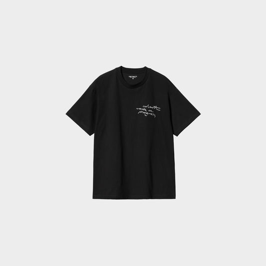 Carhartt WIP S/S WIP Pencil T-Shirt in Farbe black_white