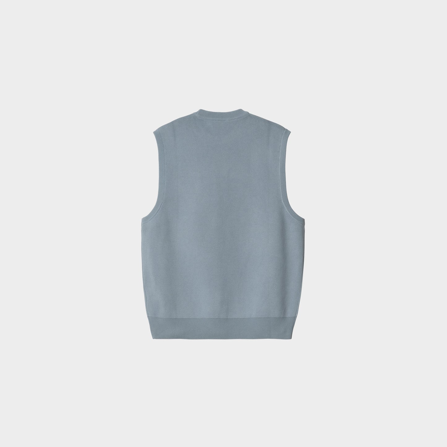 Carhartt WIP Script Vest Sweater in Farbe misty_sky