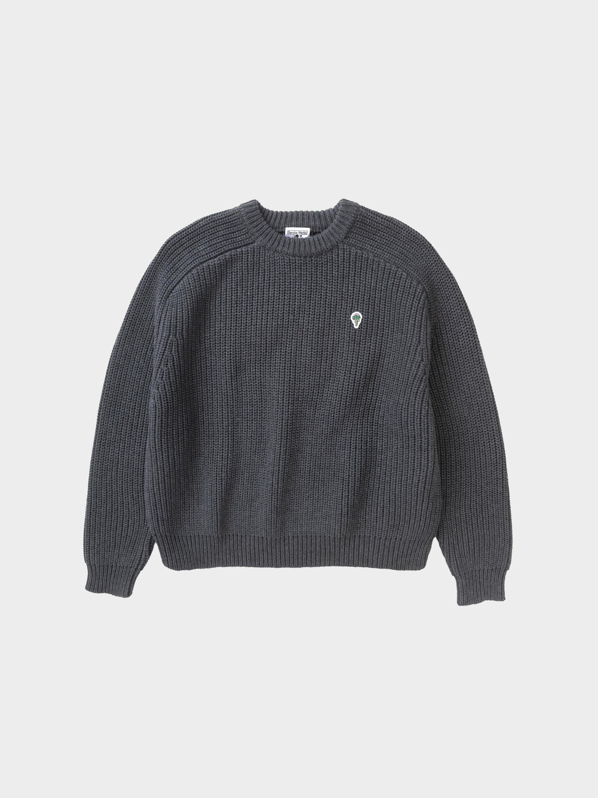 Service Works Artichoke Chunky Knit in Farbe charcoal
