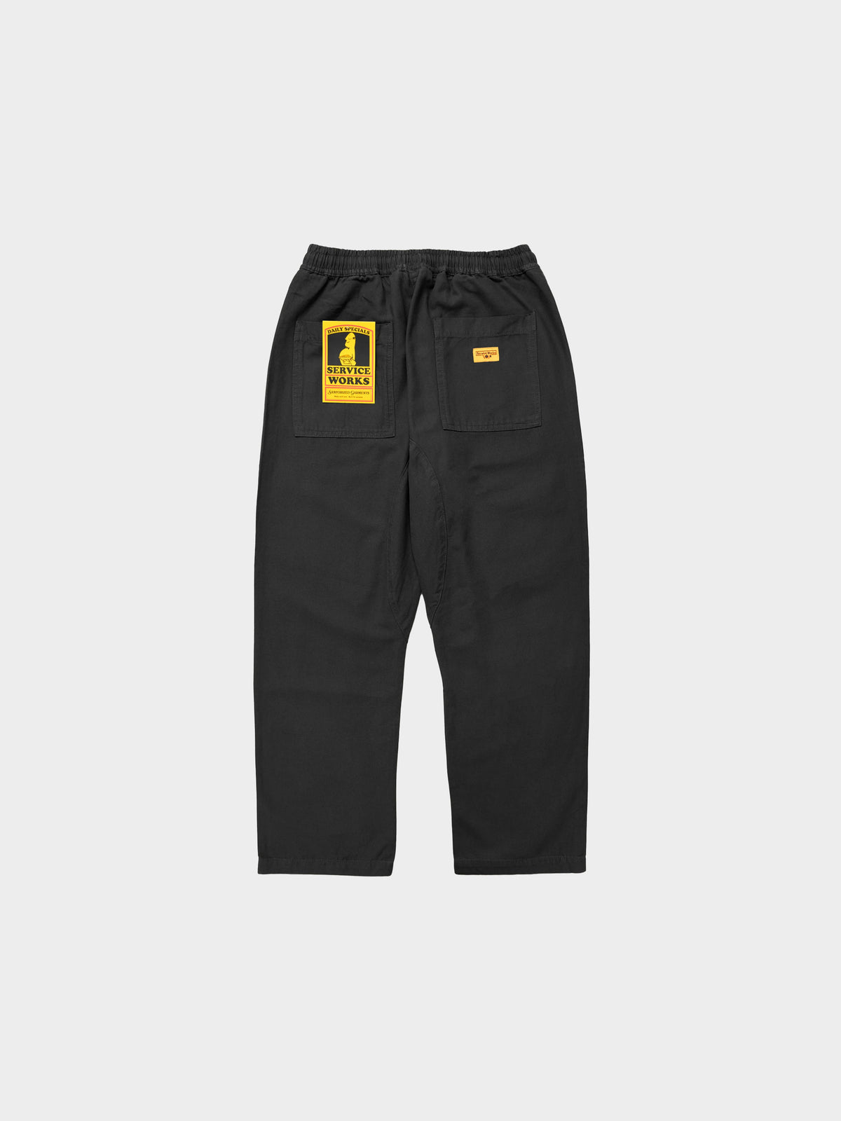Service Works Classic Chef Pants in Farbe black