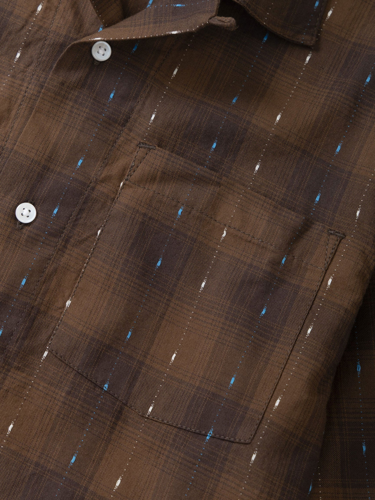 Service Works Drag Stitch Resort Shirt in Farbe brown